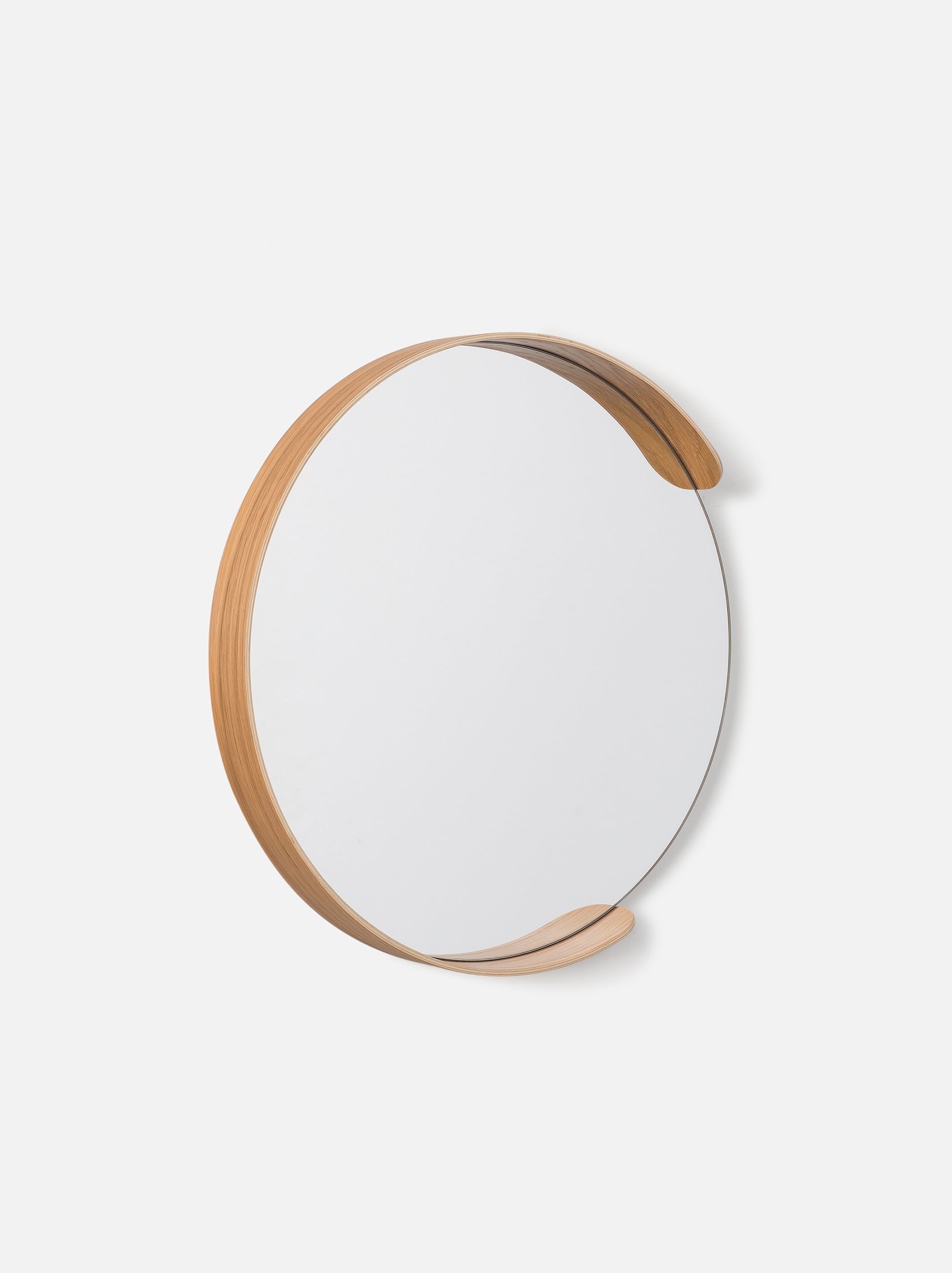 Segment Mirror Natural Oak / Large