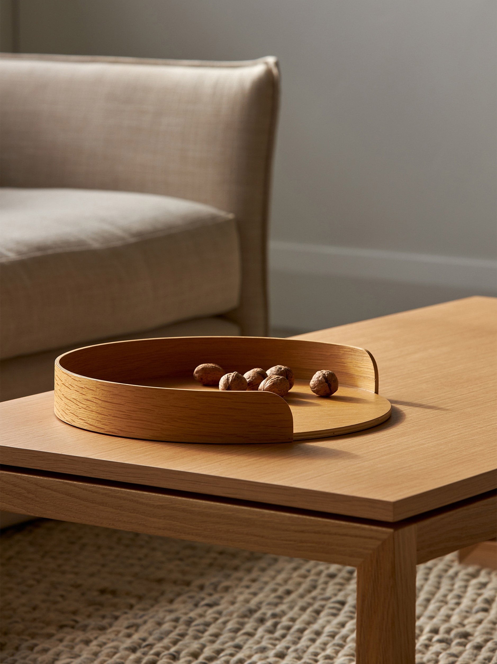 Segment Tray Natural Oak / Small