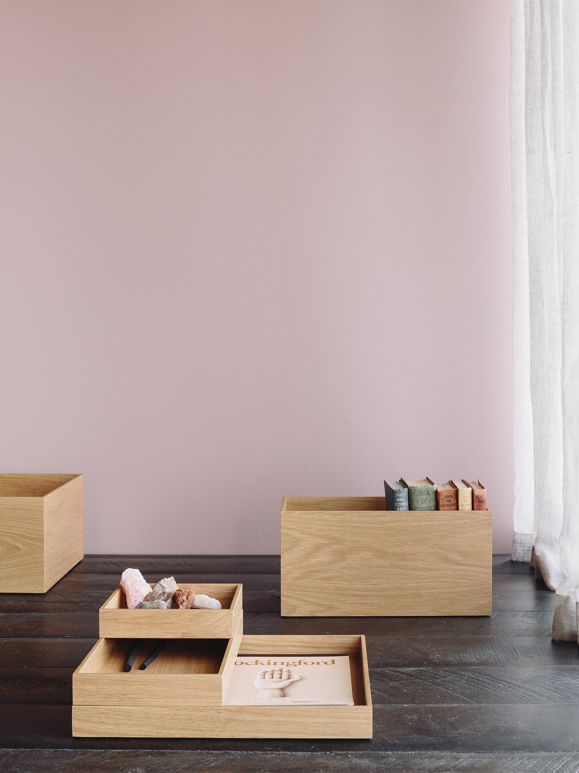 Oku Storage Box Natural Oak / Large
