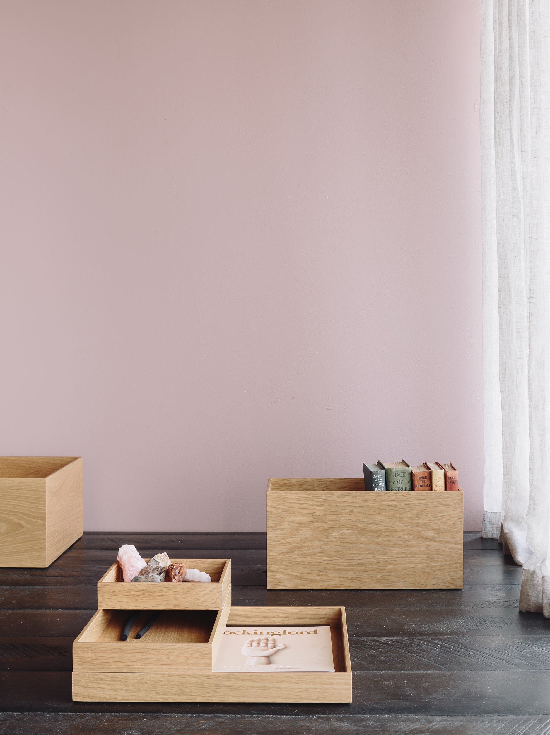 Oku Storage Box Natural Oak / Medium