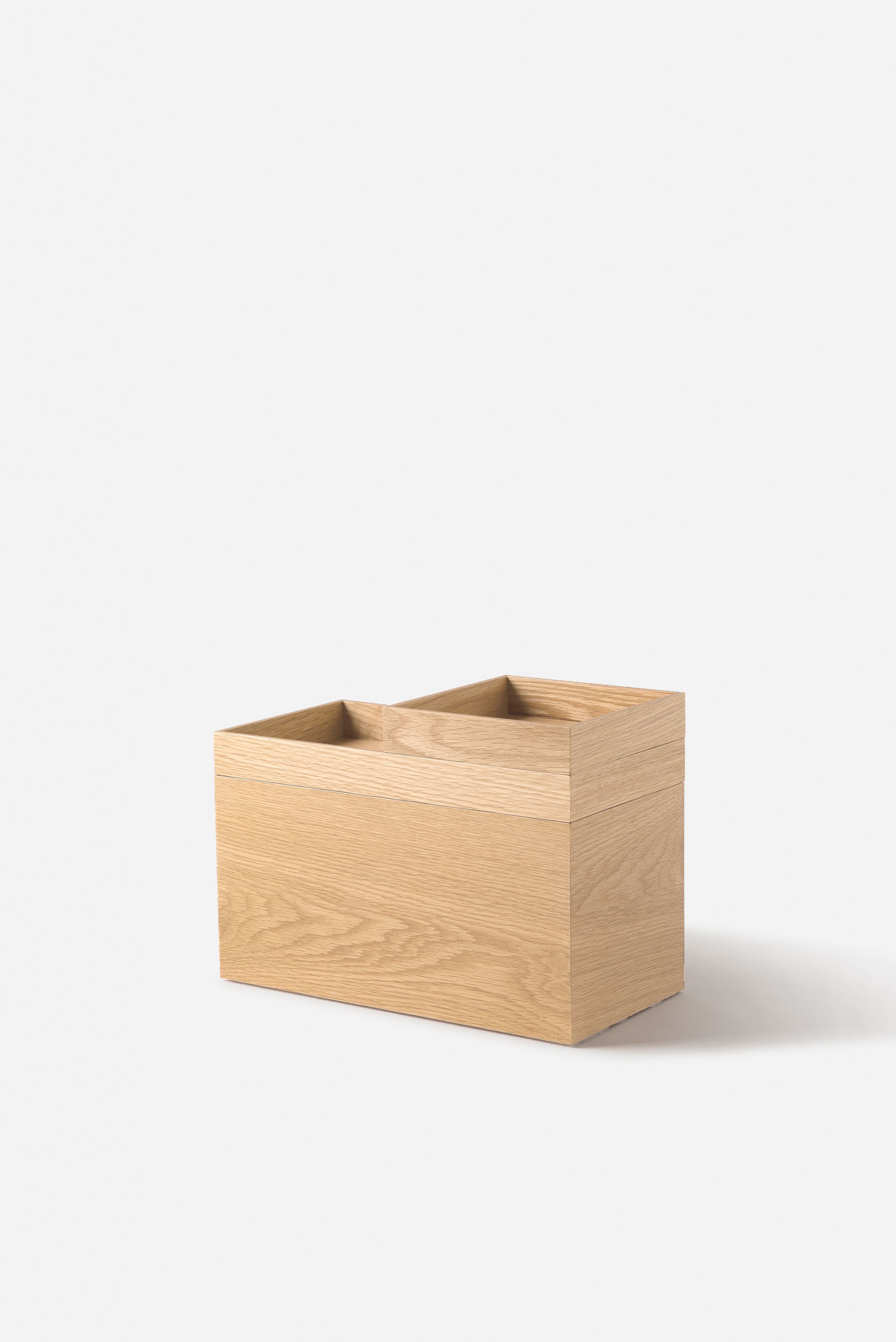 Oku Storage Lid/Tray Natural Oak / Medium