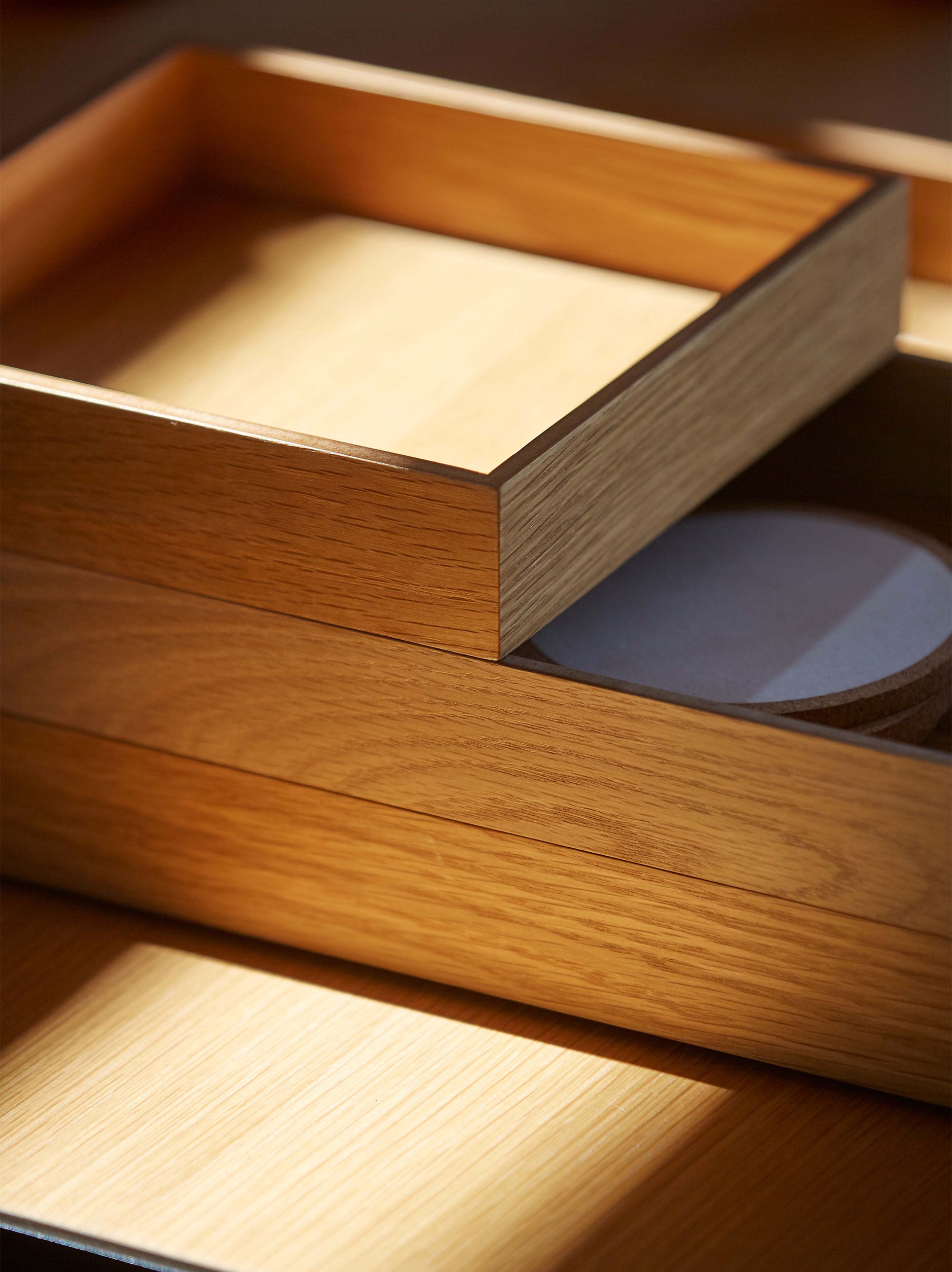 Oku Storage Lid/Tray Natural Oak / Small