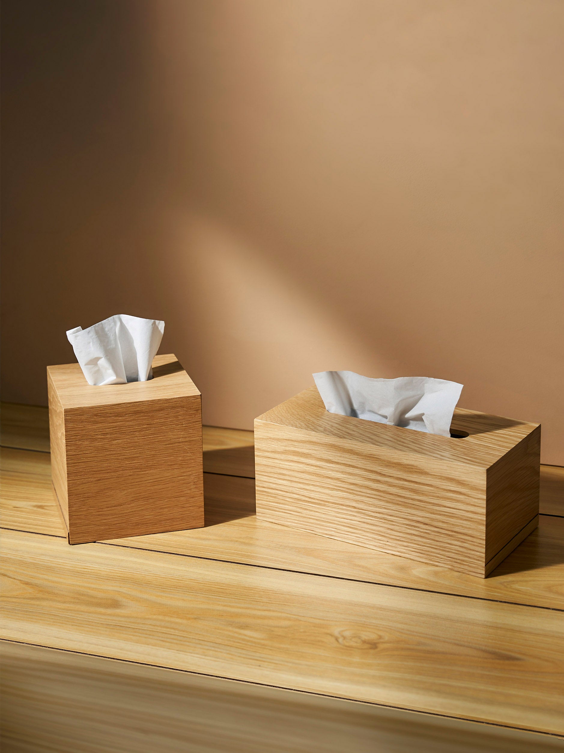Oku Tissue Box Natural Oak / Small
