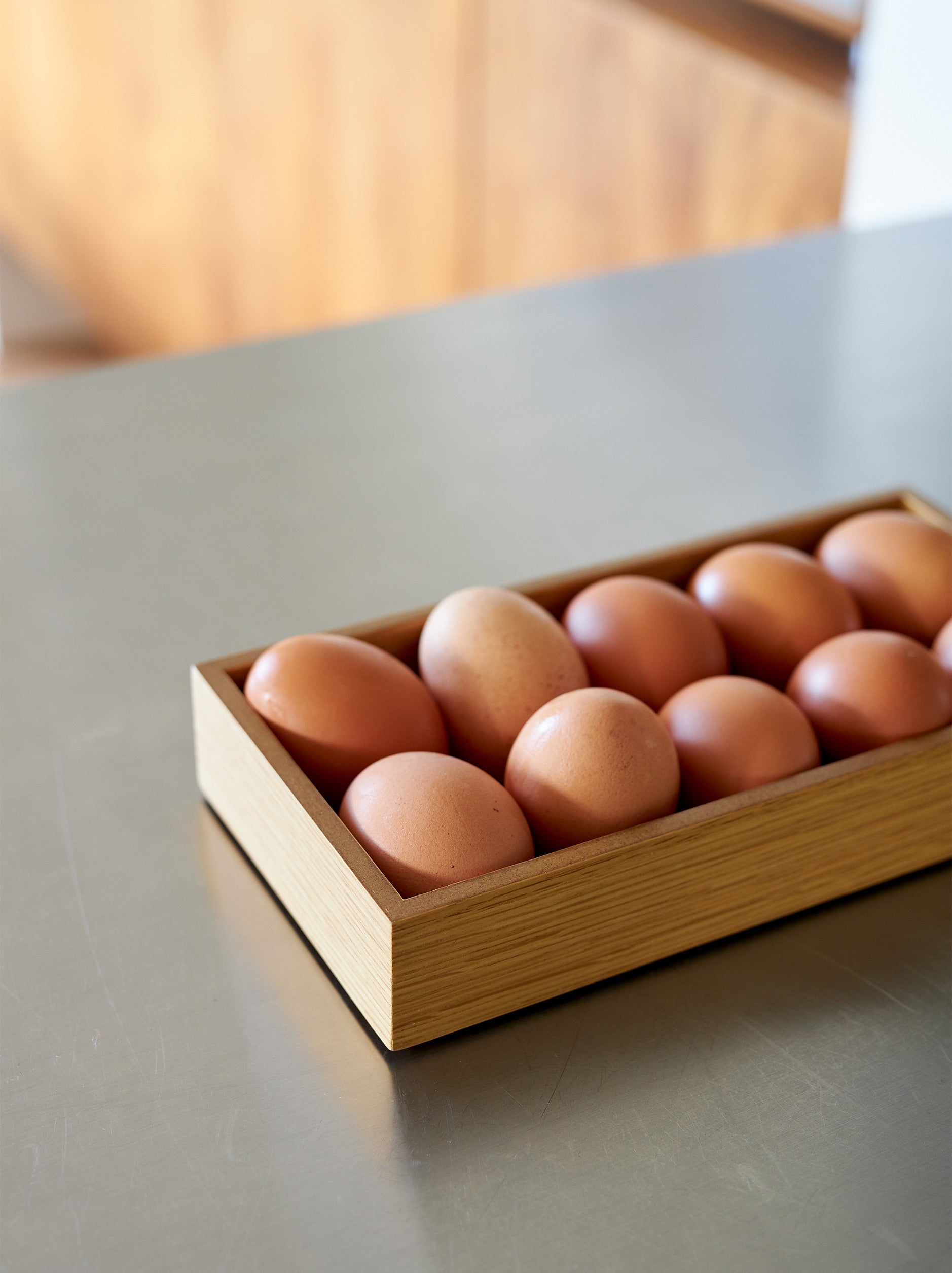Oku Office Lid/Tray Natural Oak / Large
