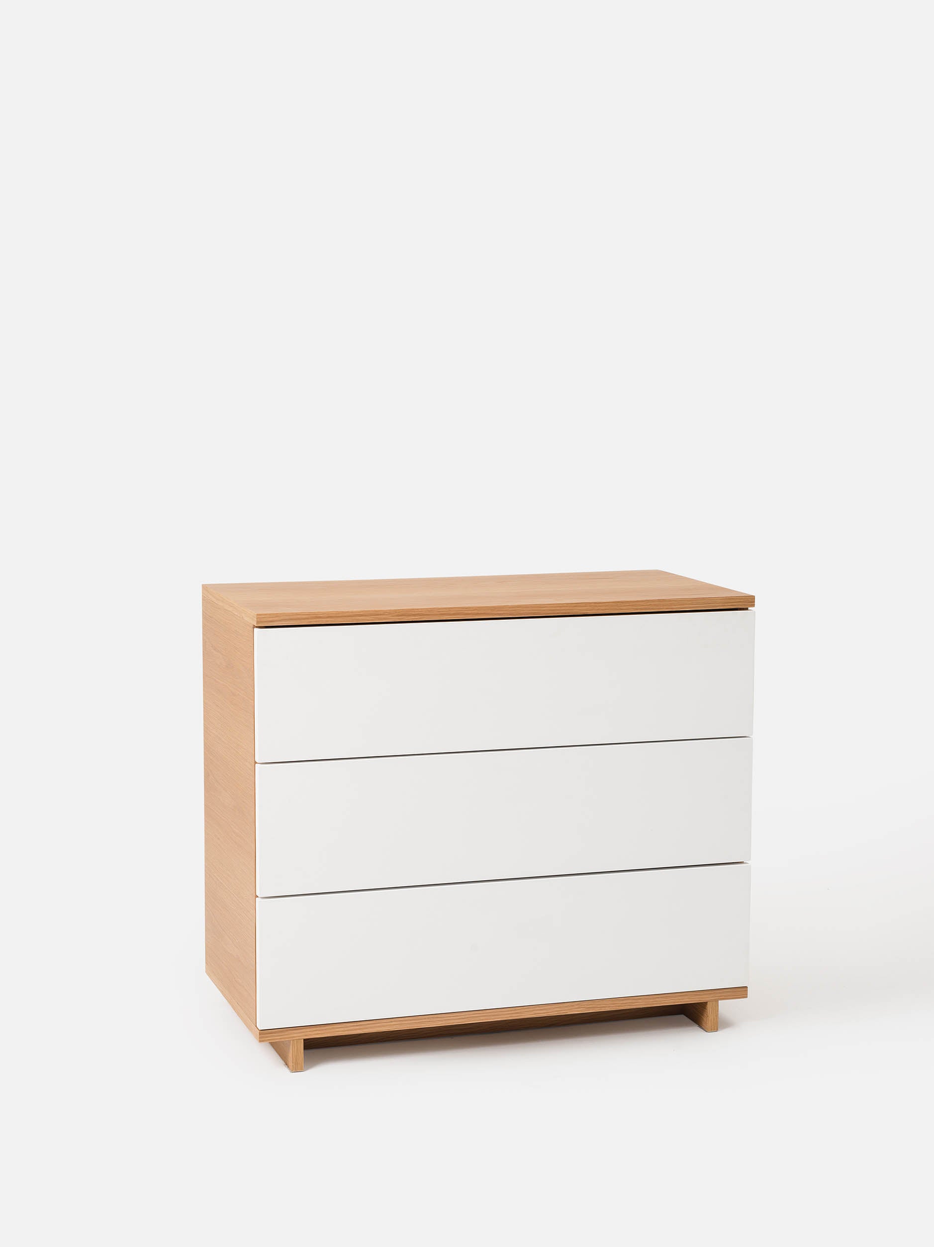 Yuki Single Lowboy Oak/White / One Size
