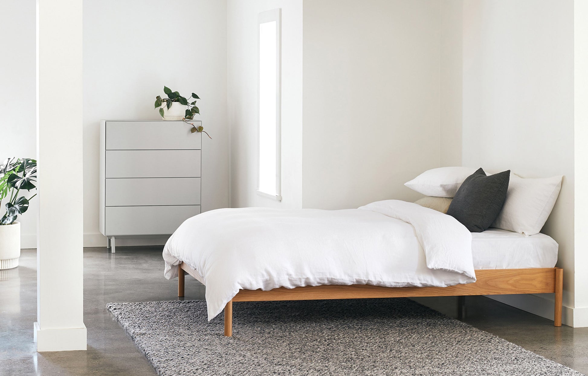 Arc Bed Base Natural / King