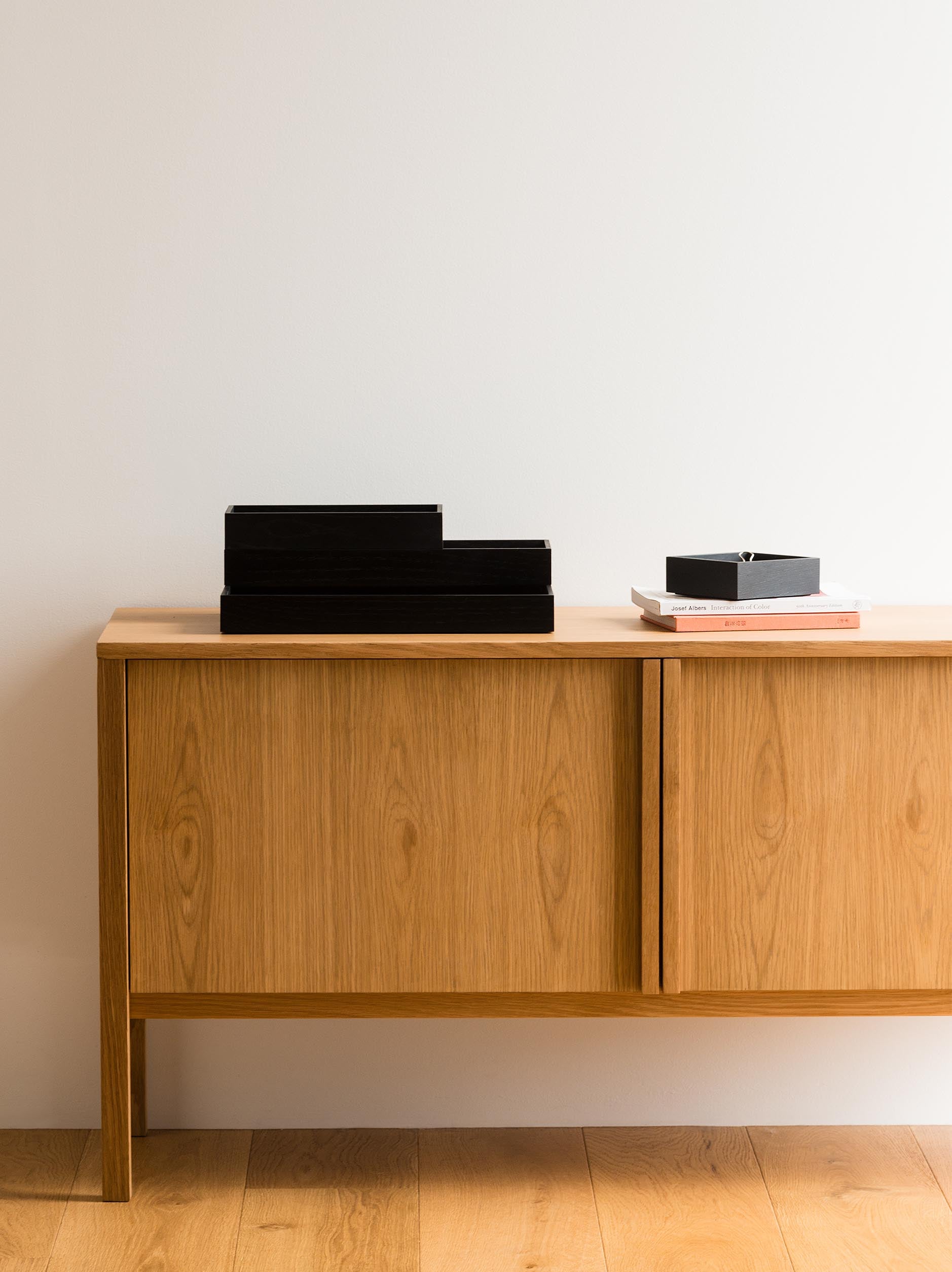 Oku Office Lid/Tray Black / Small