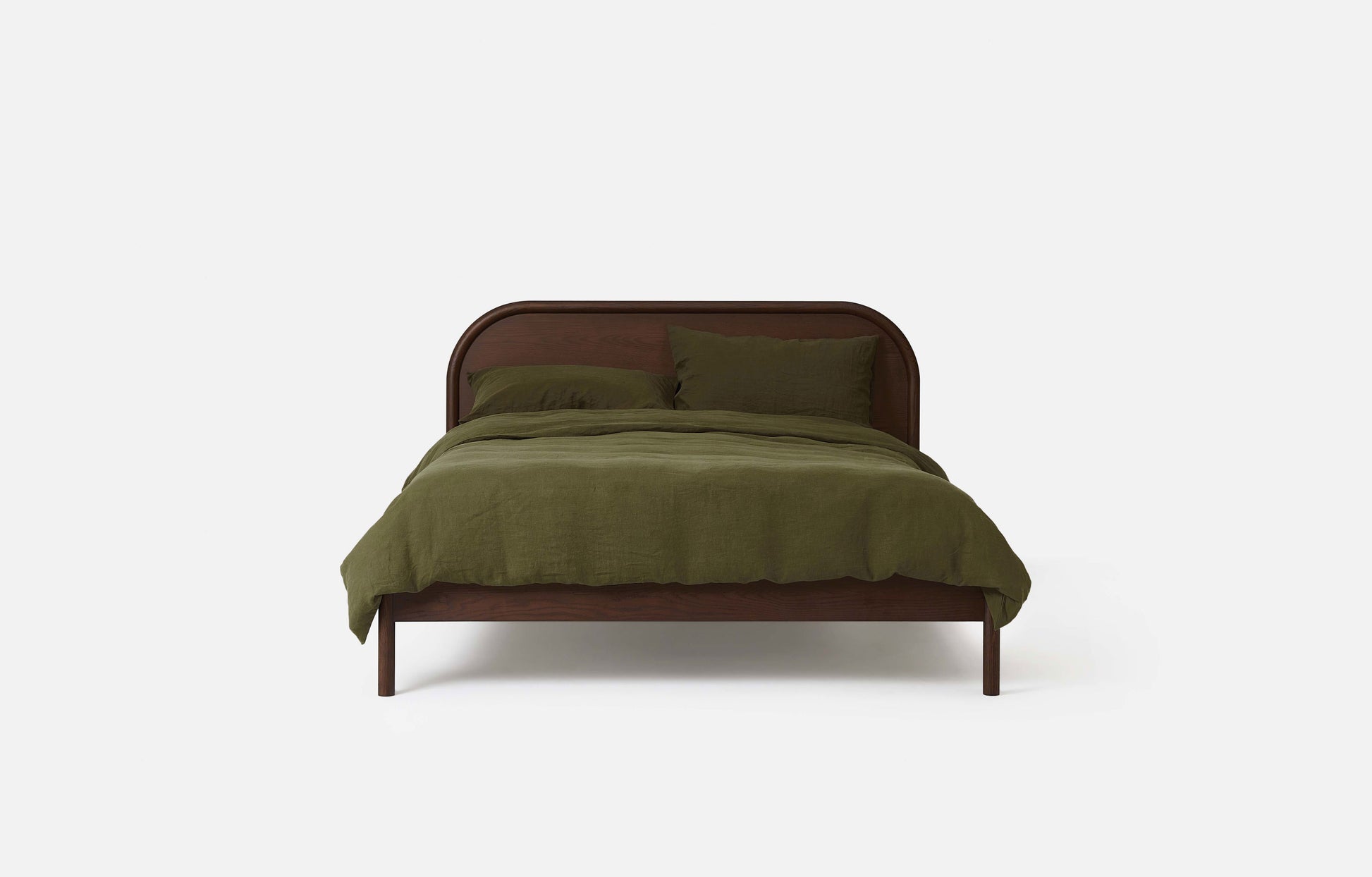Arc Bed Dark Oak / King