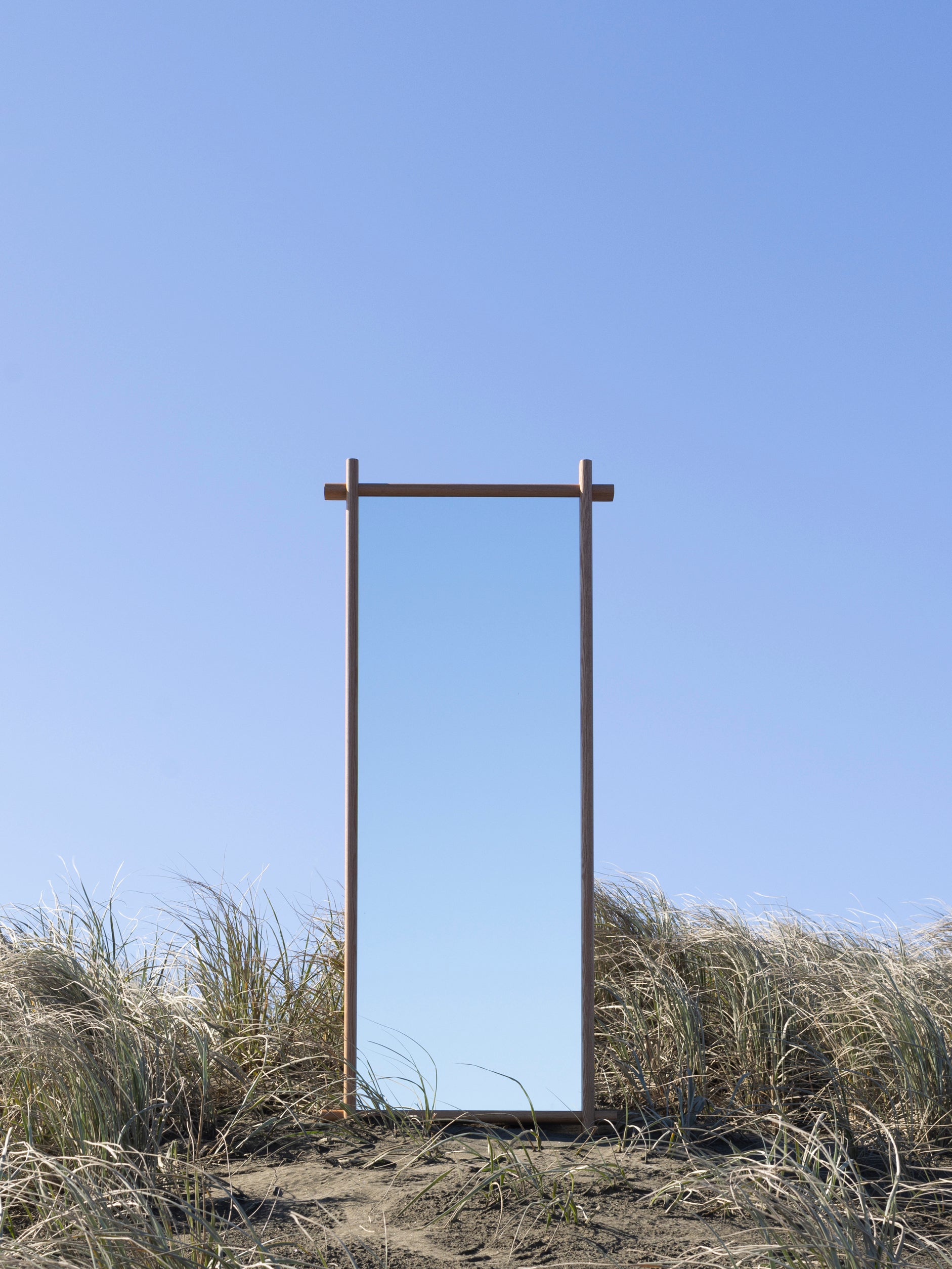Lap Mirror Oak / Large