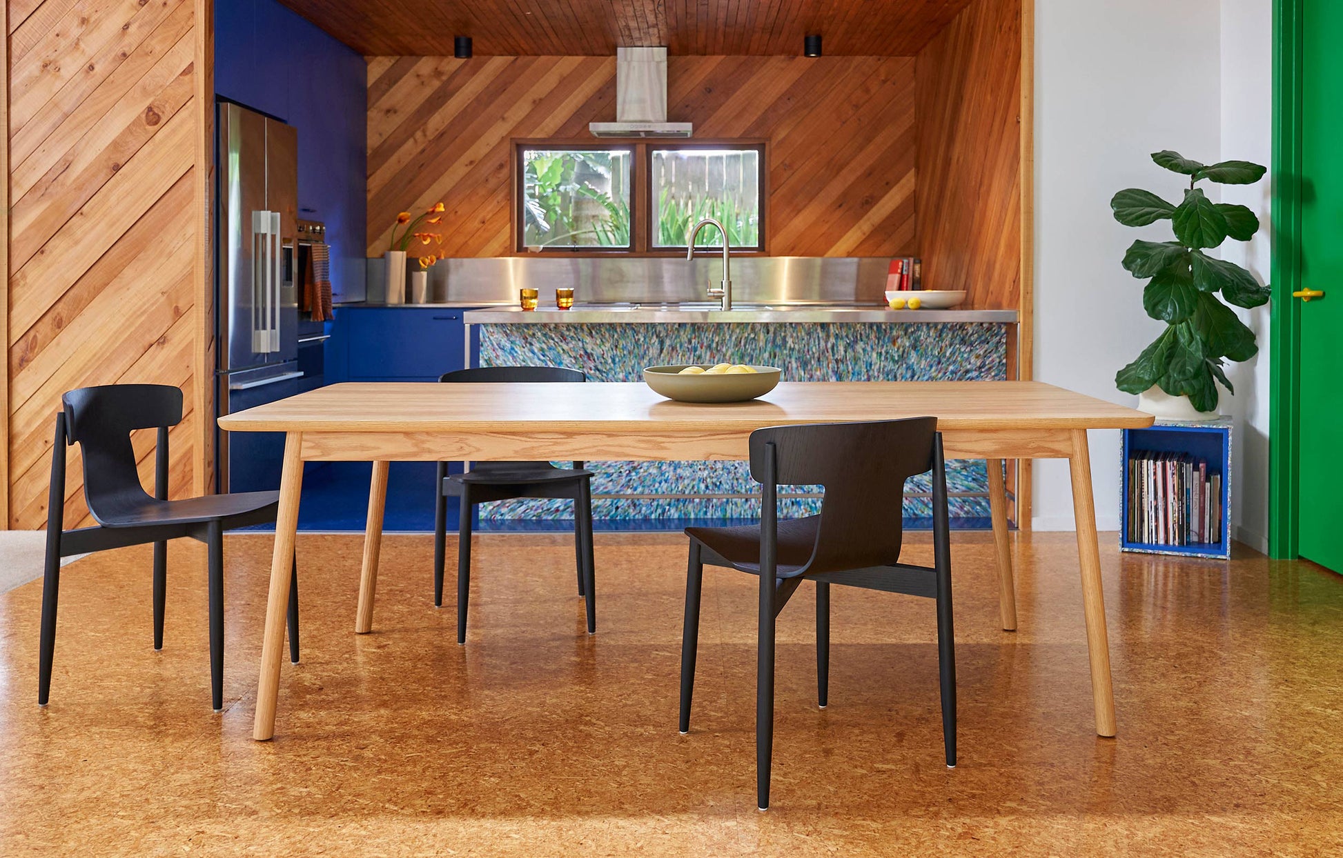 Radial Dining Table Natural Oak / 2.1m