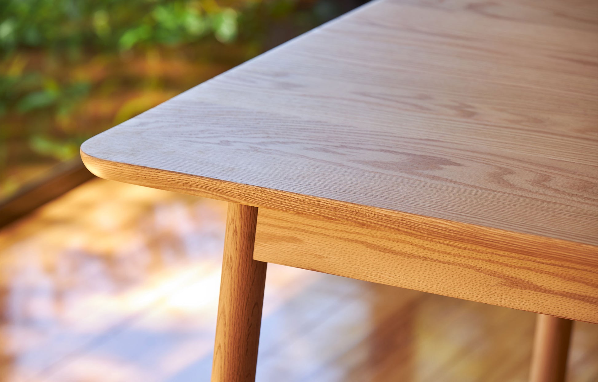 Radial Dining Table Natural Oak / 2.1m