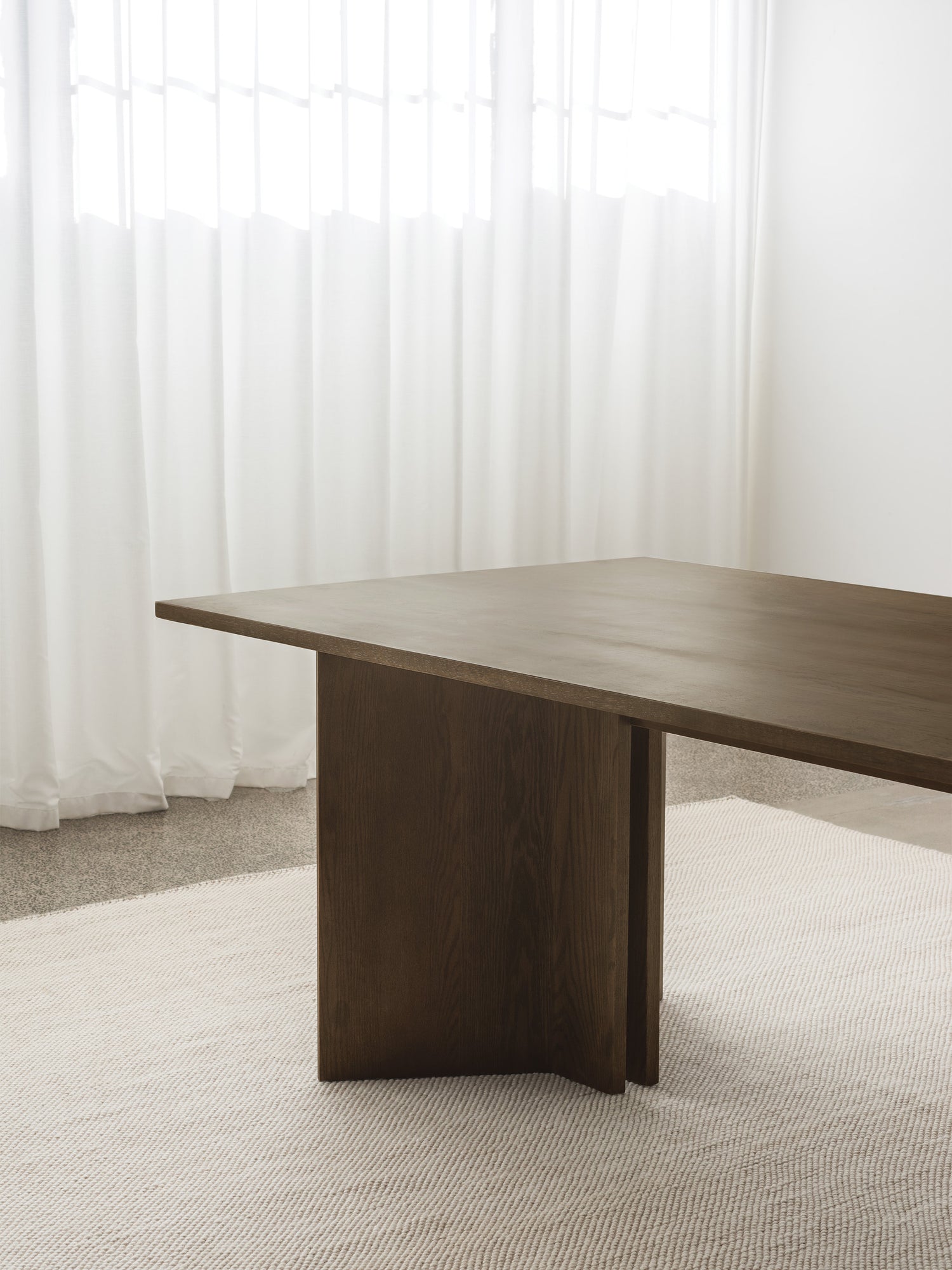 Tatamu Table Smoked Oak / 260x100x73cmh