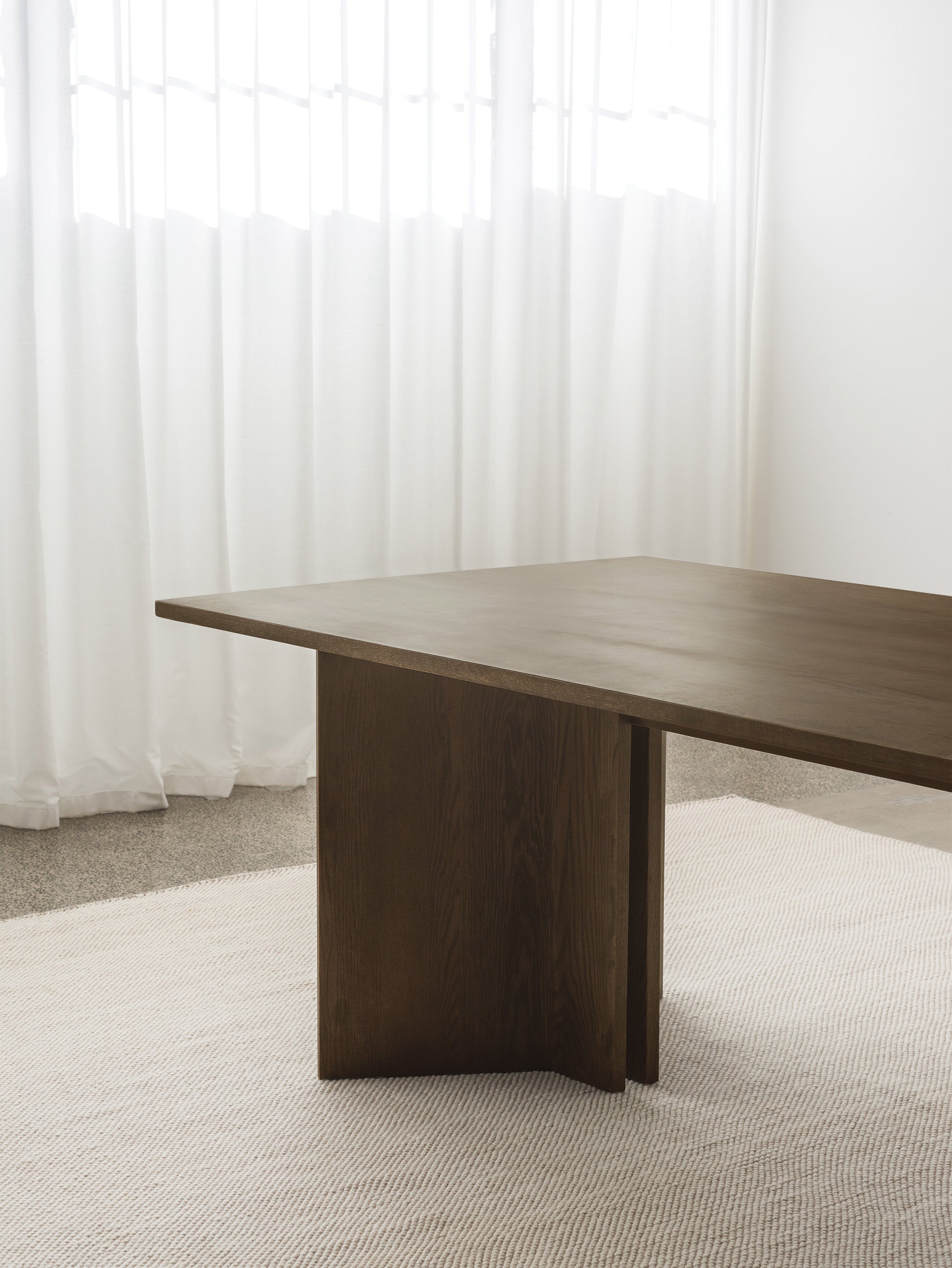 Tatamu Table Smoked Oak / 260x100x73cmh