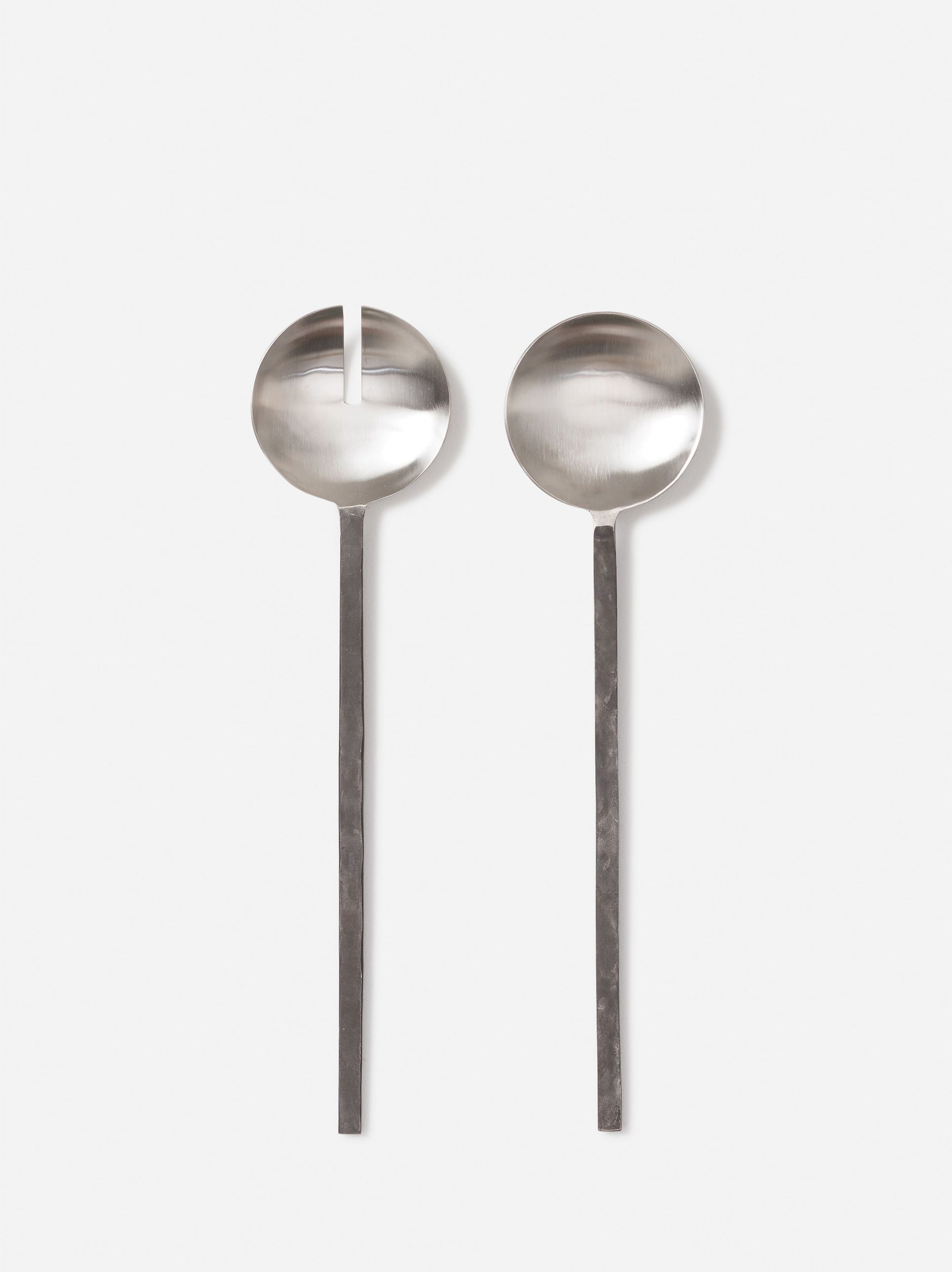 Forge Salad Servers Burnished / Salad Servers