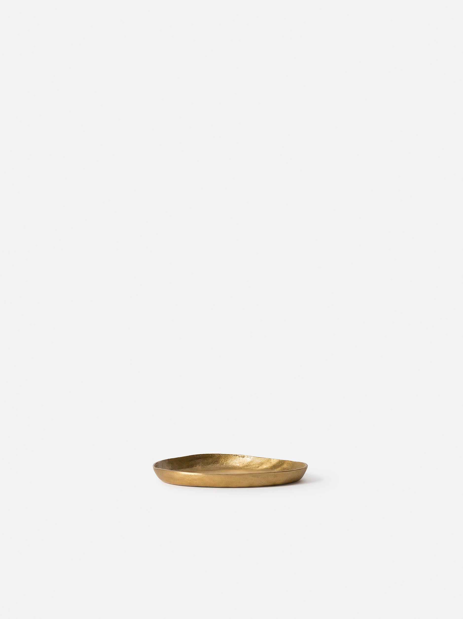 Pebble Tray Brass / 19cmdiax1cmh