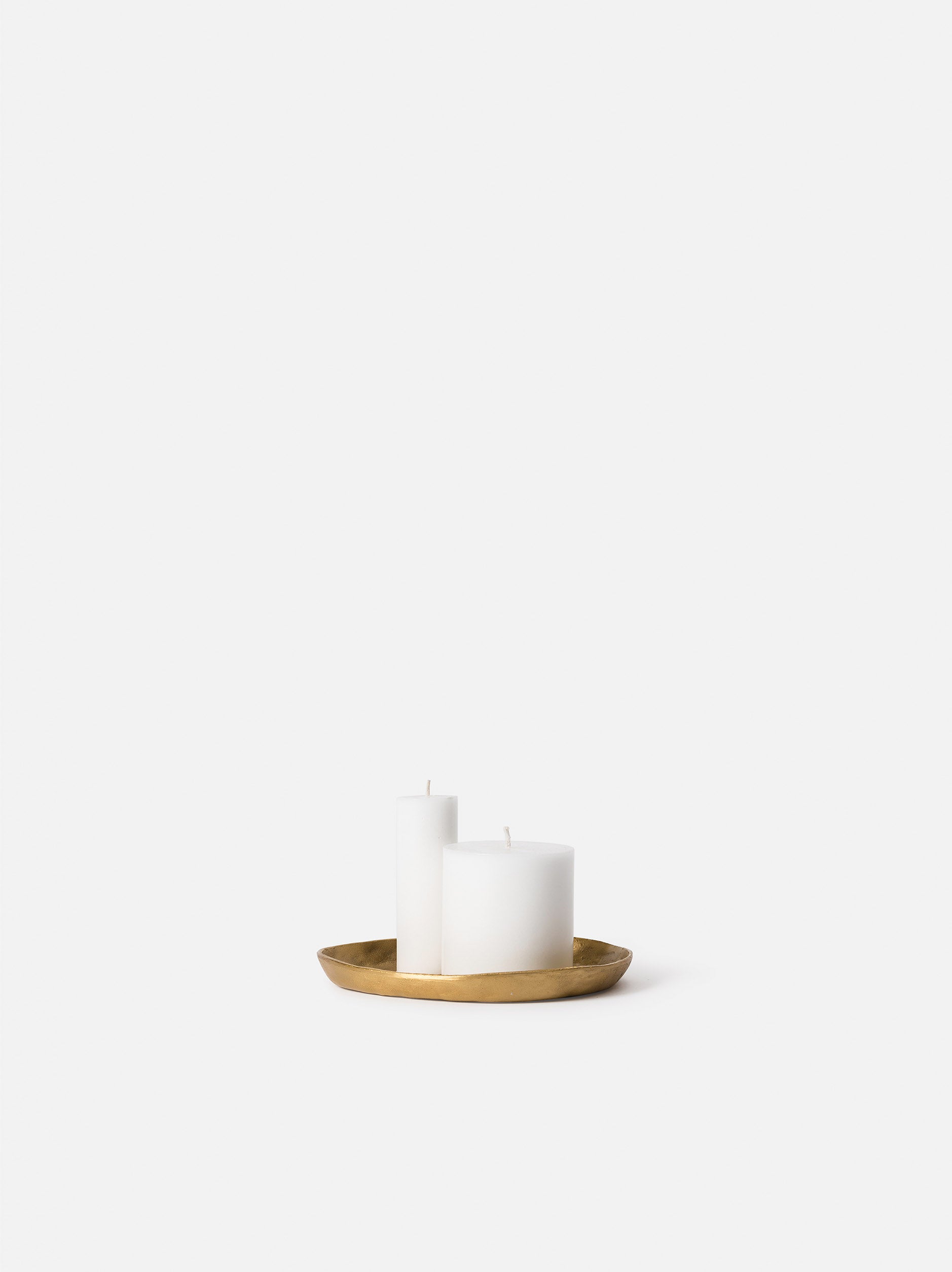Pebble Tray Brass / 19cmdiax1cmh