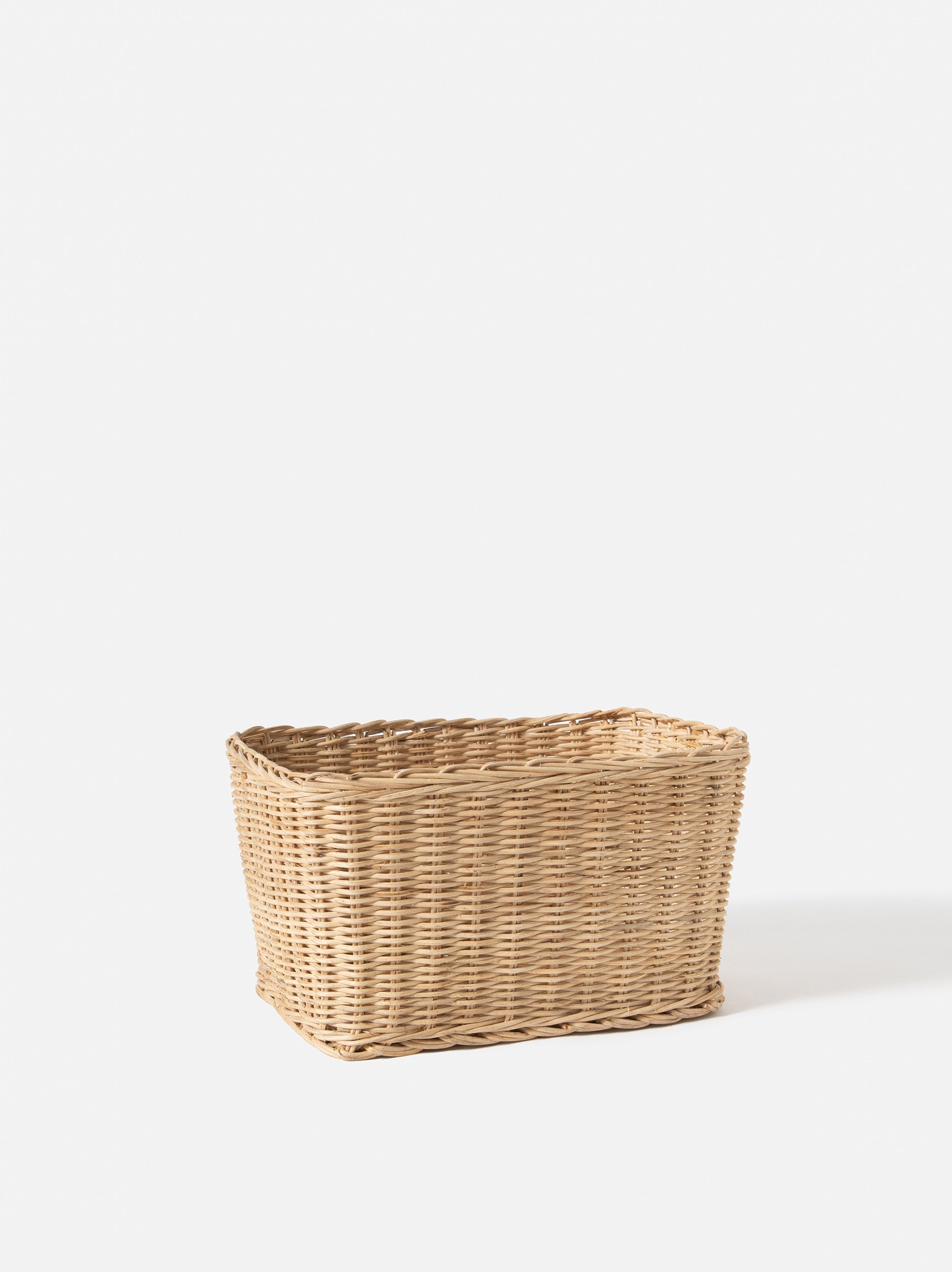 Rectangle Rattan Basket Natural / Small