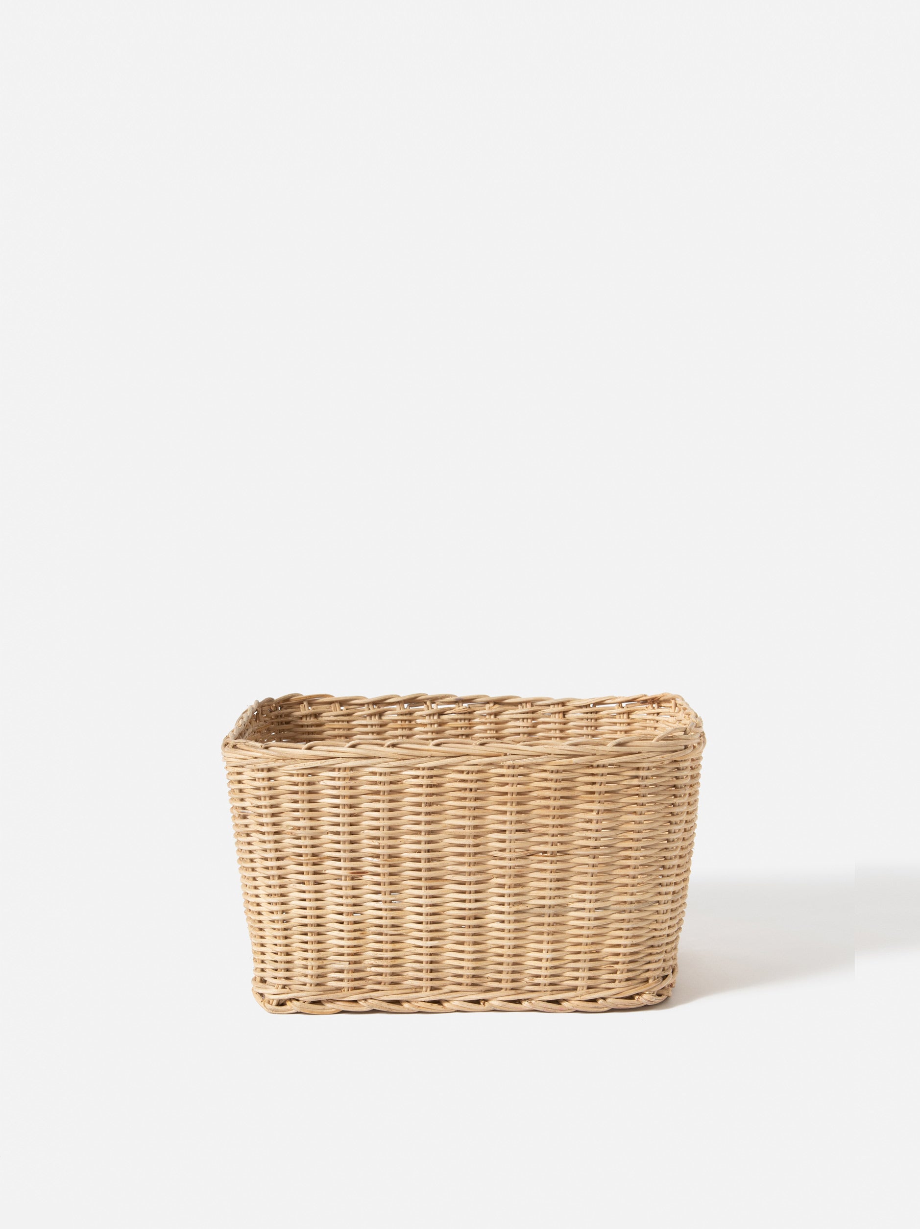 Rectangle Rattan Basket Natural / Small