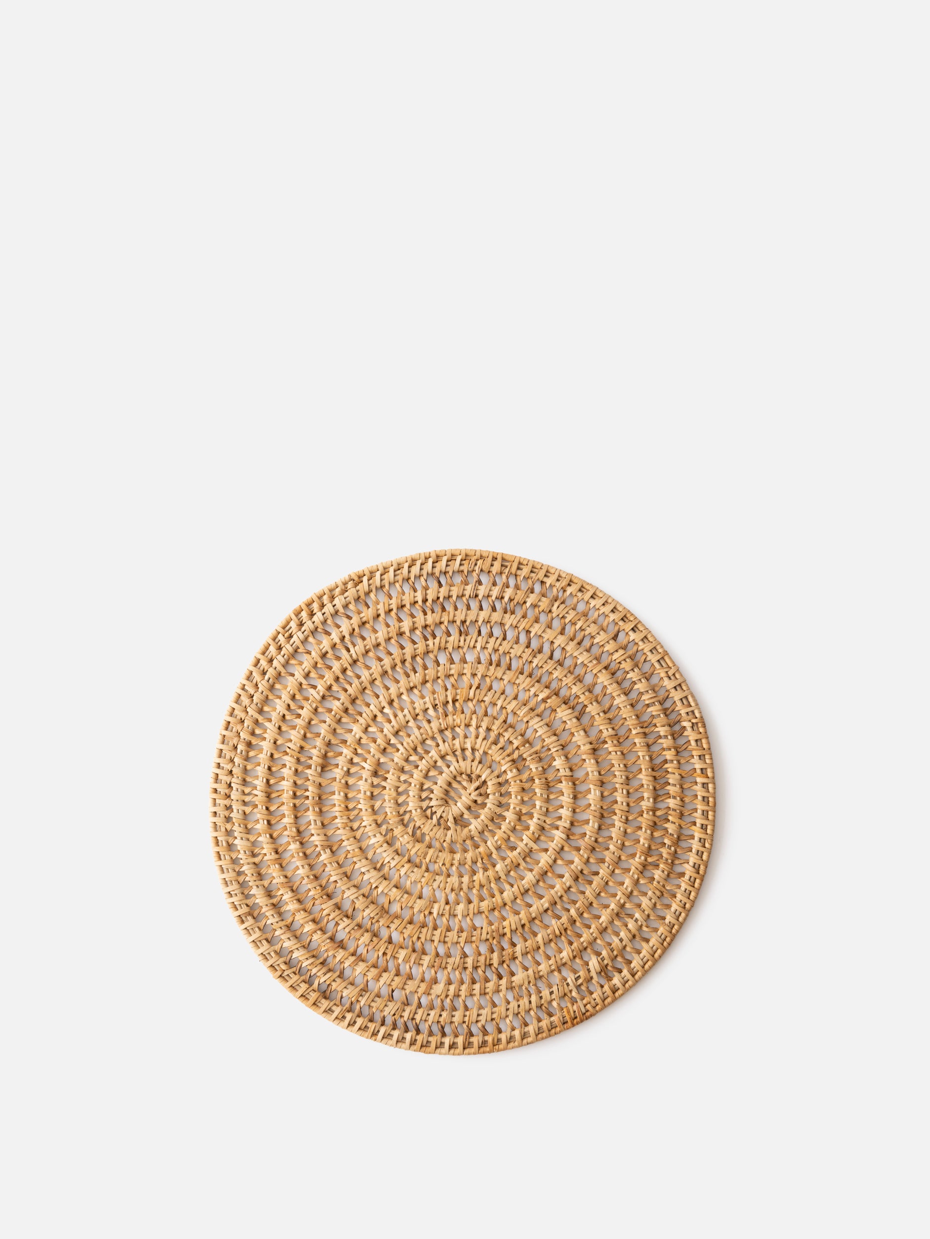 Rattan Round Placemat Natural / Large
