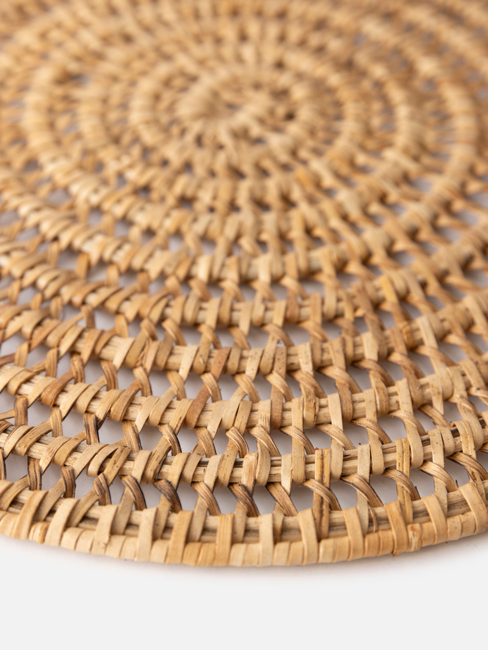 Rattan Round Placemat Natural / Small