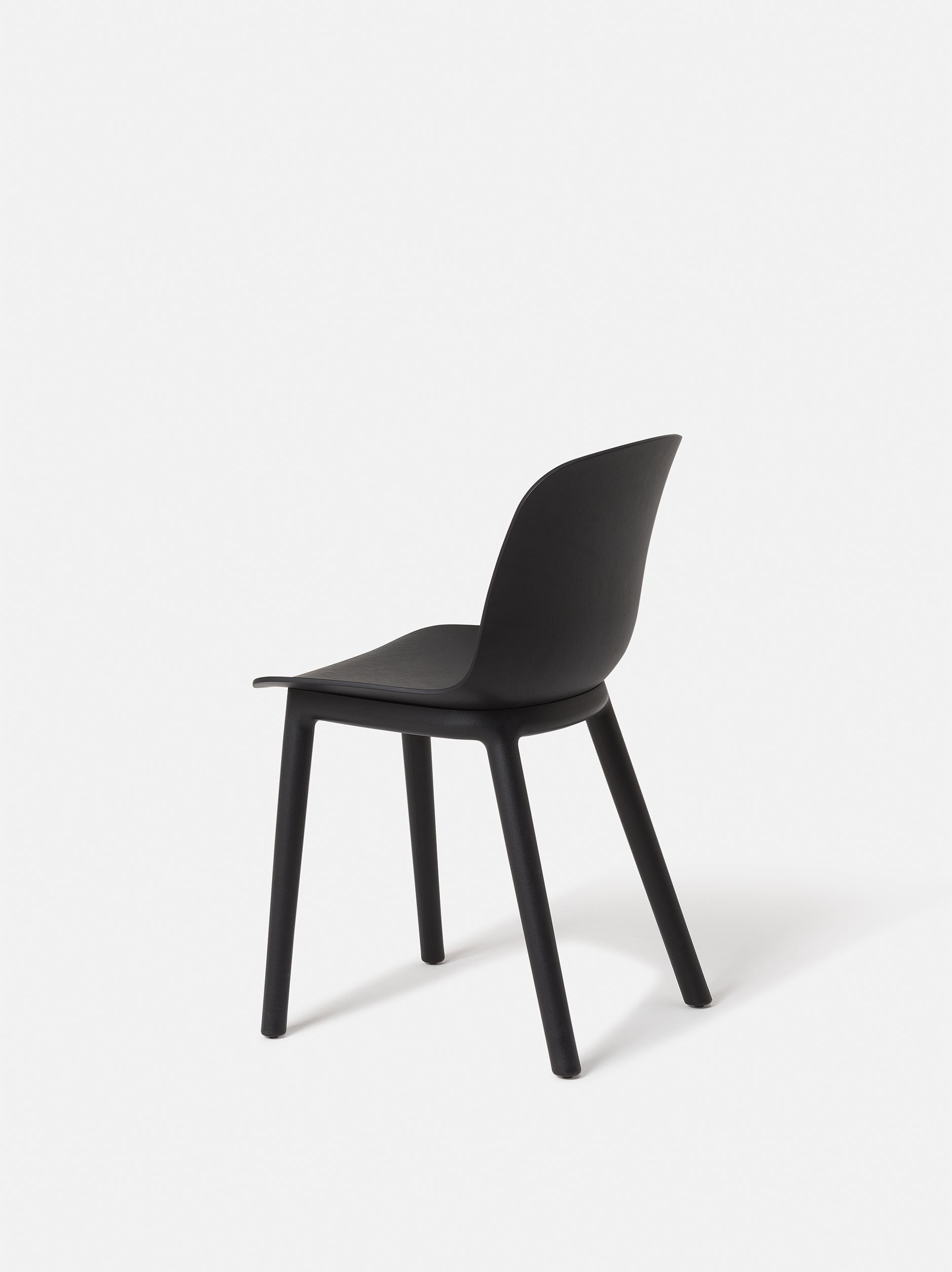 Acre Chair Eco Plastic Black Oak/Black / One Size