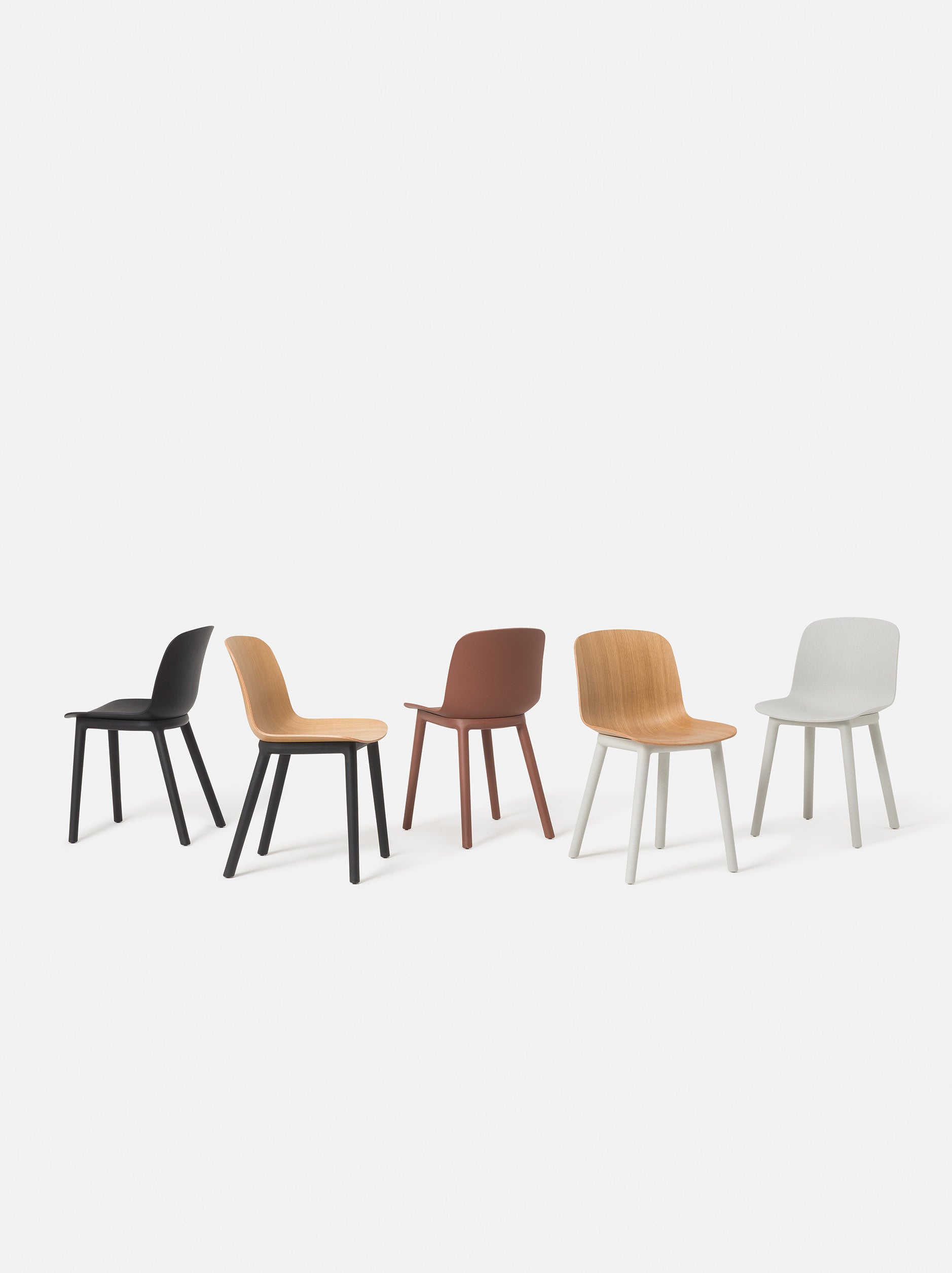Acre Chair Eco Plastic Black Oak/Black / One Size