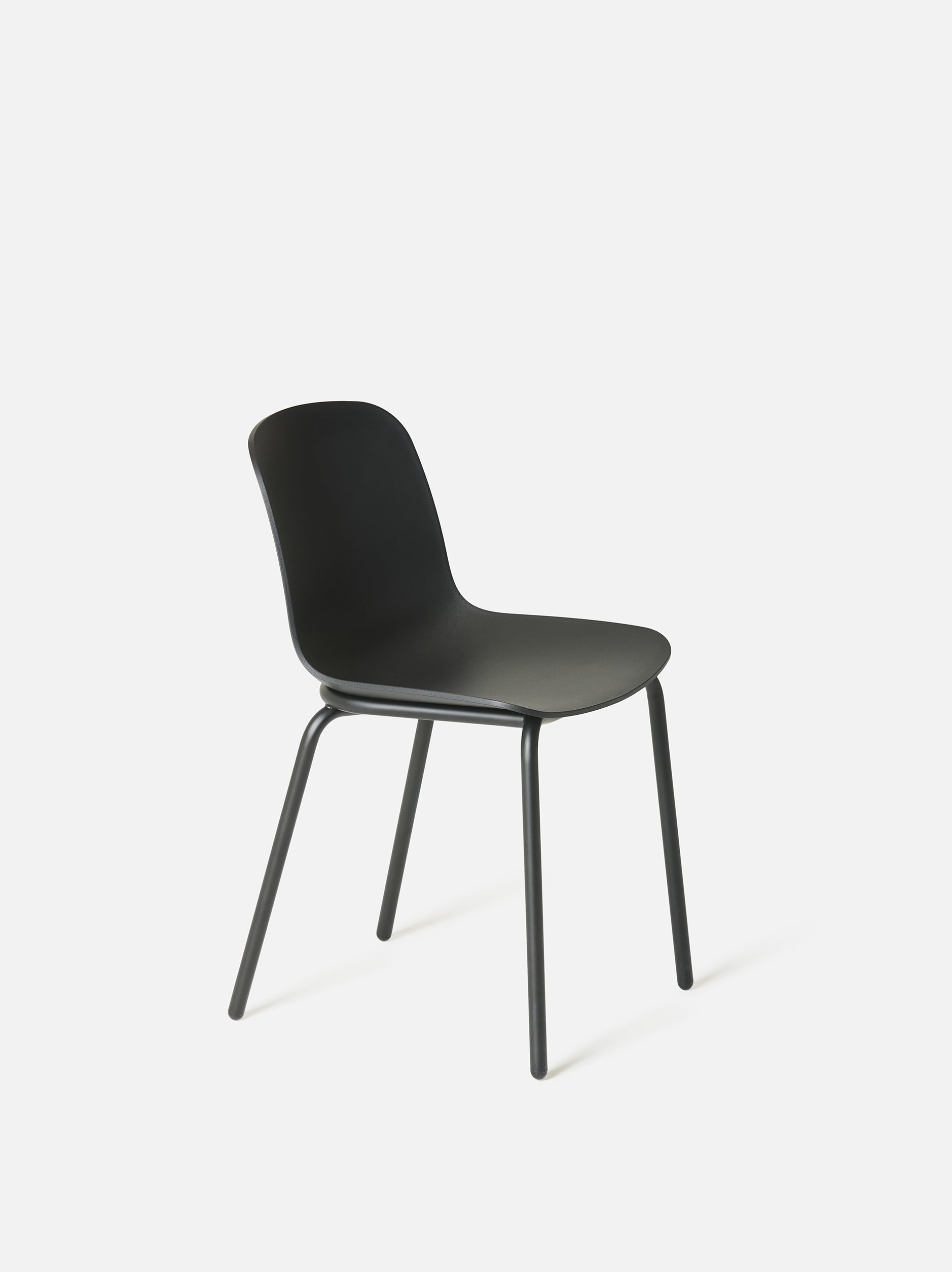 Acre Chair w/ Metal Base Black/Black / One Size