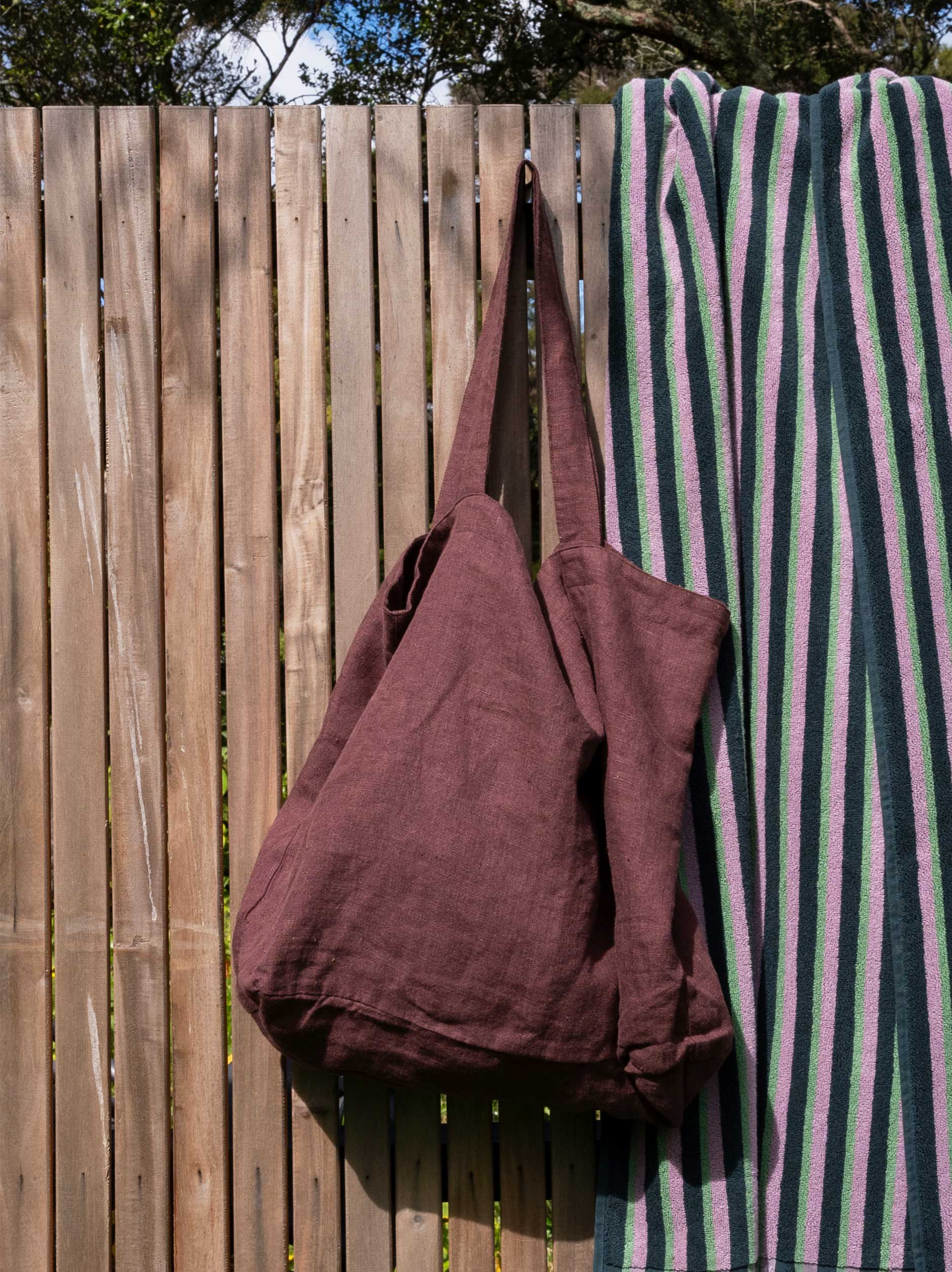Market Bag Mulberry / 60x13x40cmh
