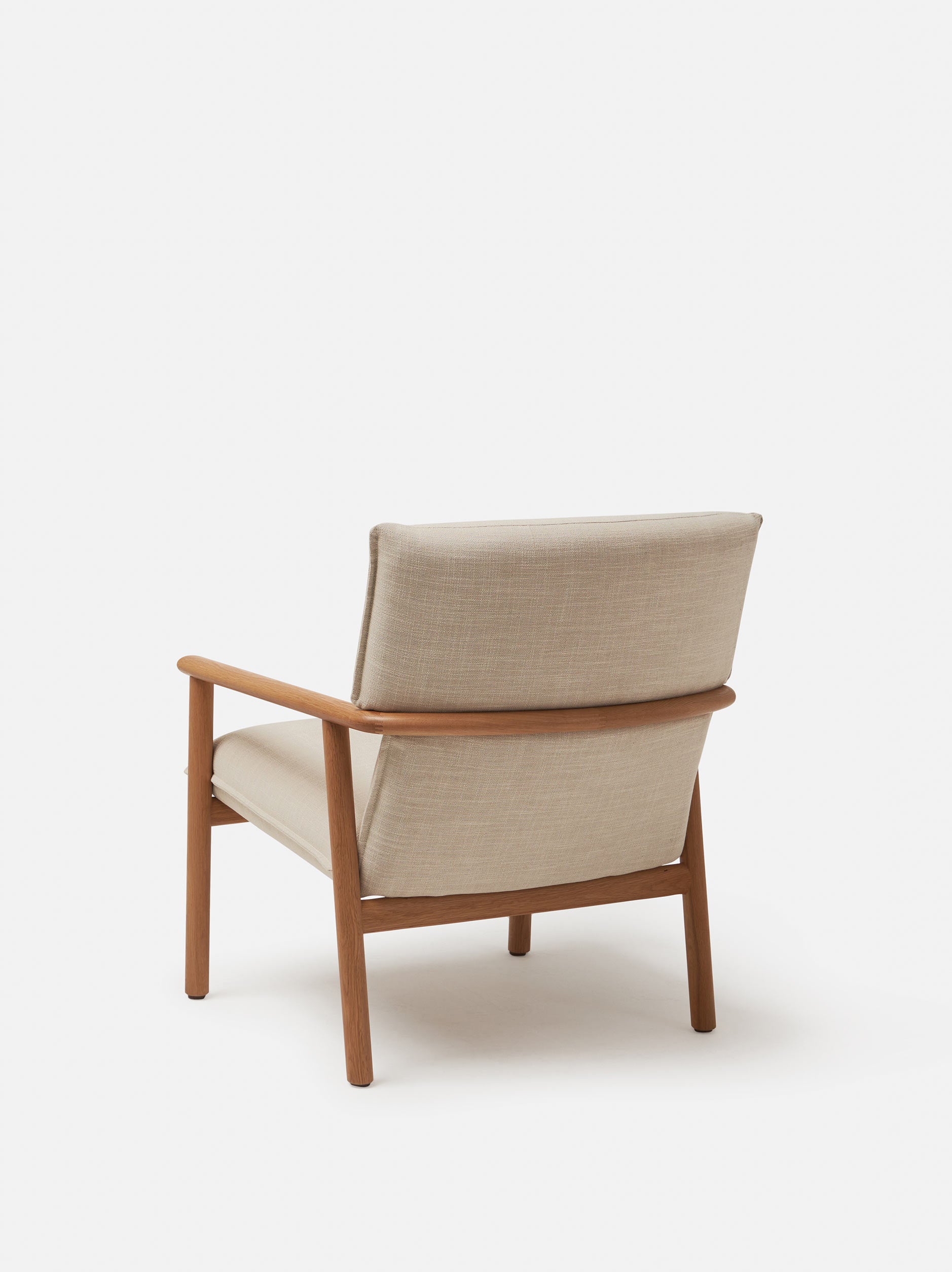 Label Armchair High Oak/Ecru / High