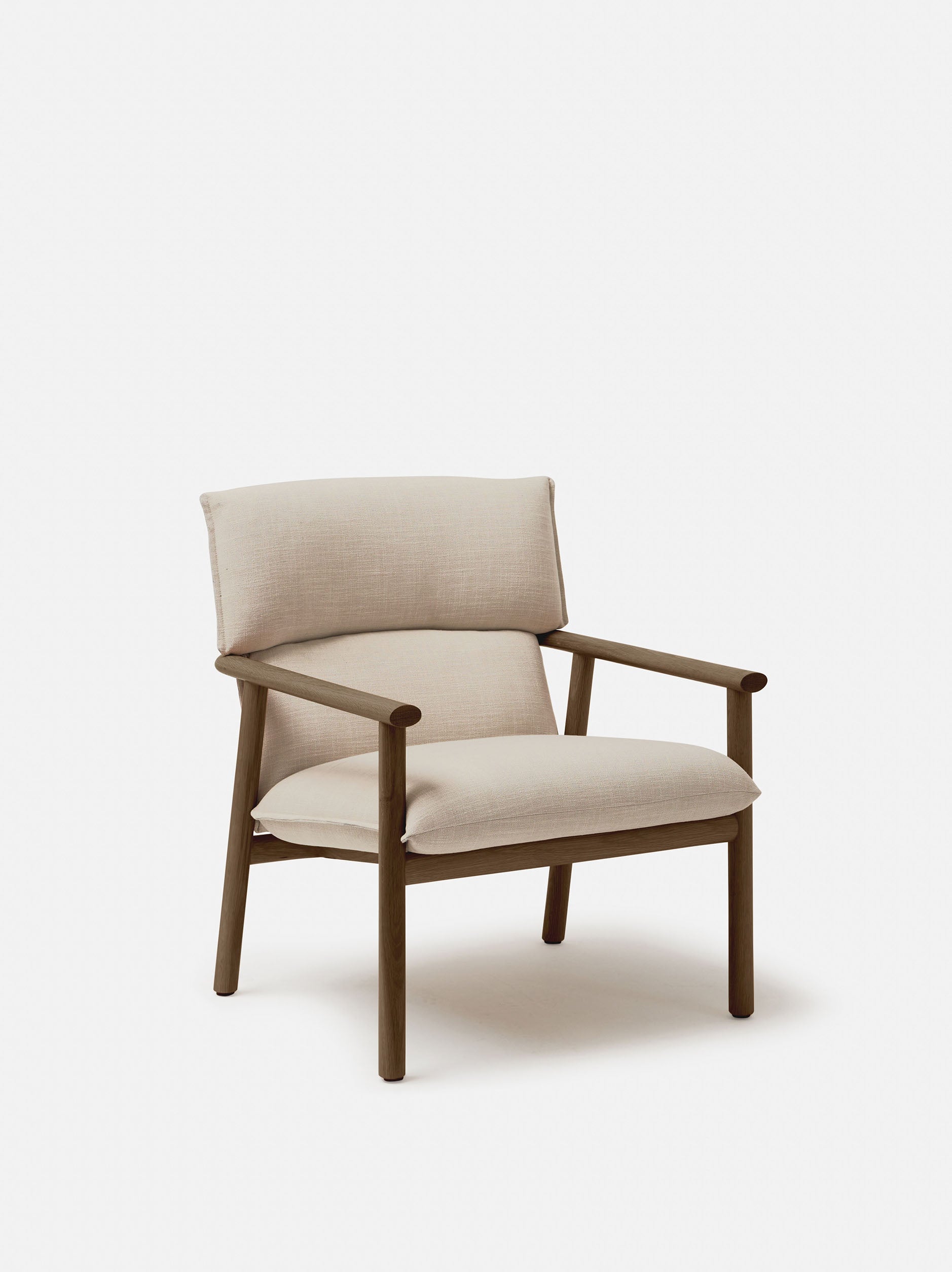 Label Armchair High Smoked Oak/Beige / High