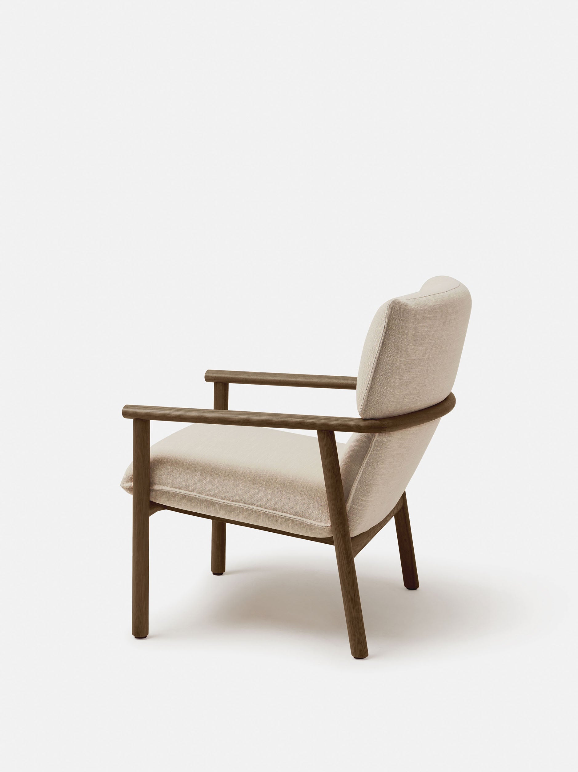 Label Armchair High Smoked Oak/Beige / High