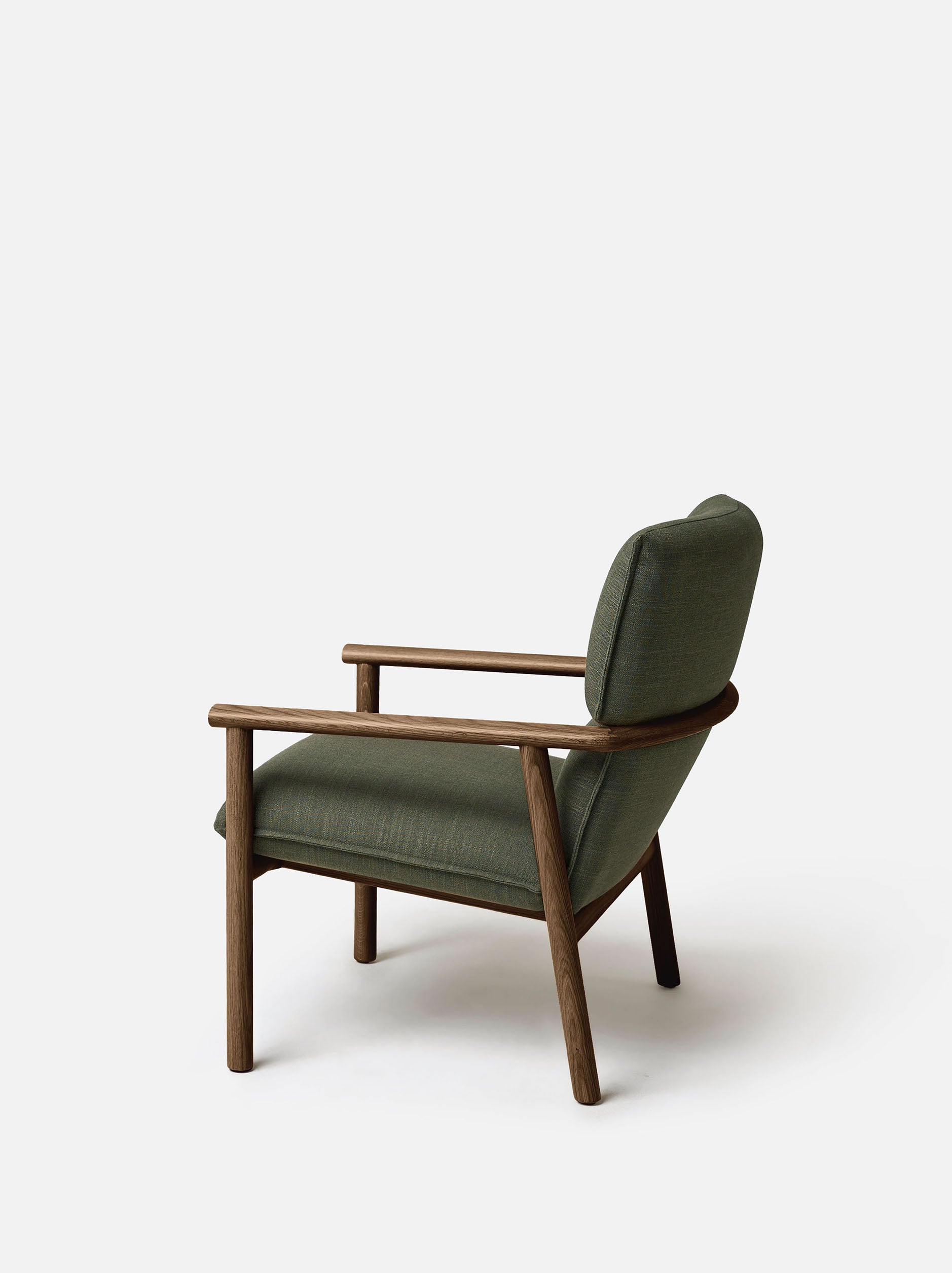 Label Armchair High Smoked Oak/Olive / High