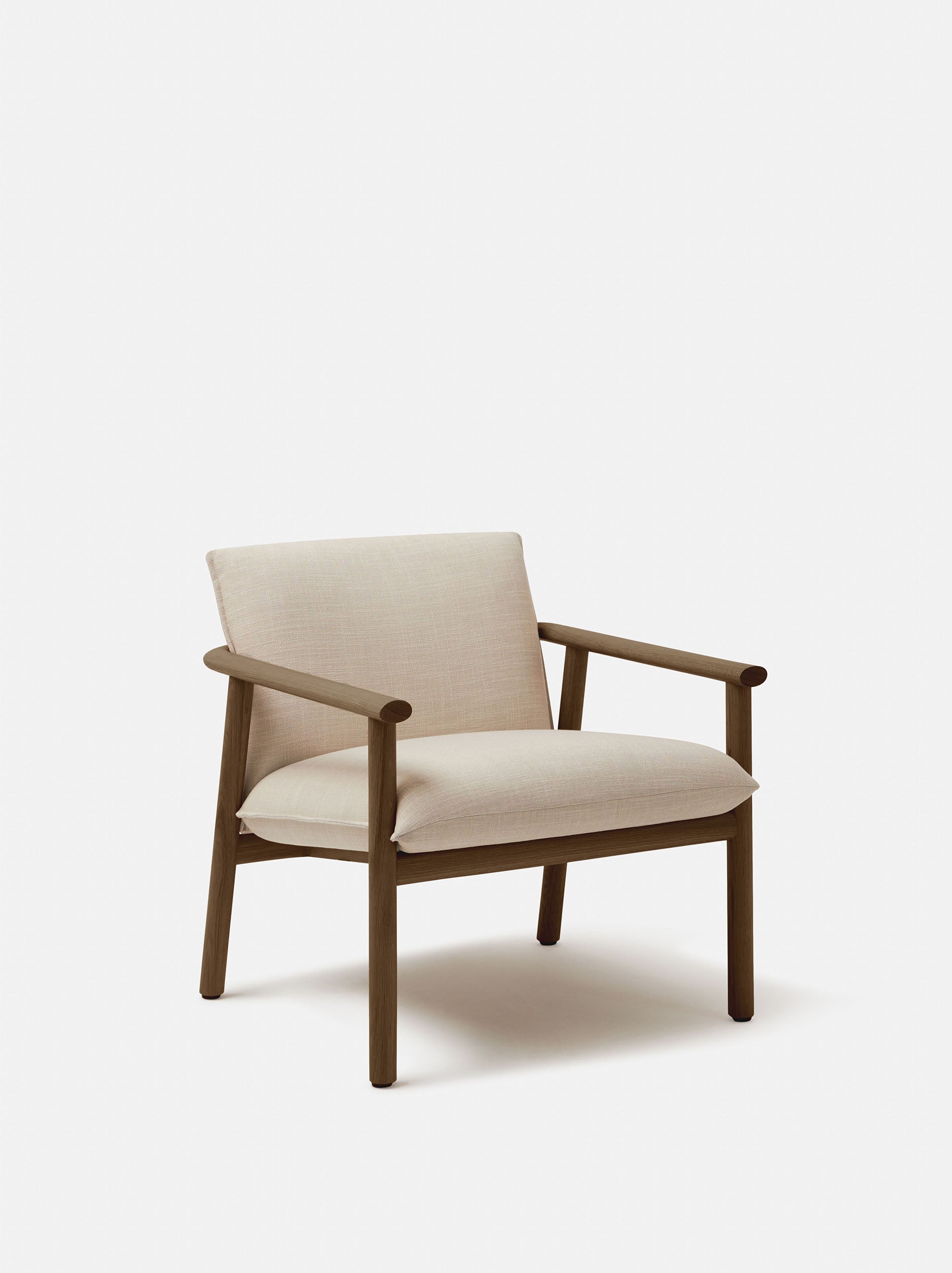 Label Armchair Low Smoked Oak/Beige / Low
