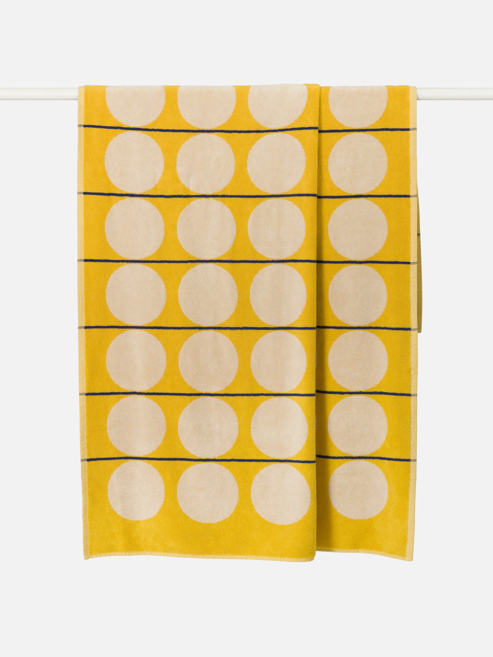 Abacus Beach Towel Daffodil/Cream / 100x180cm
