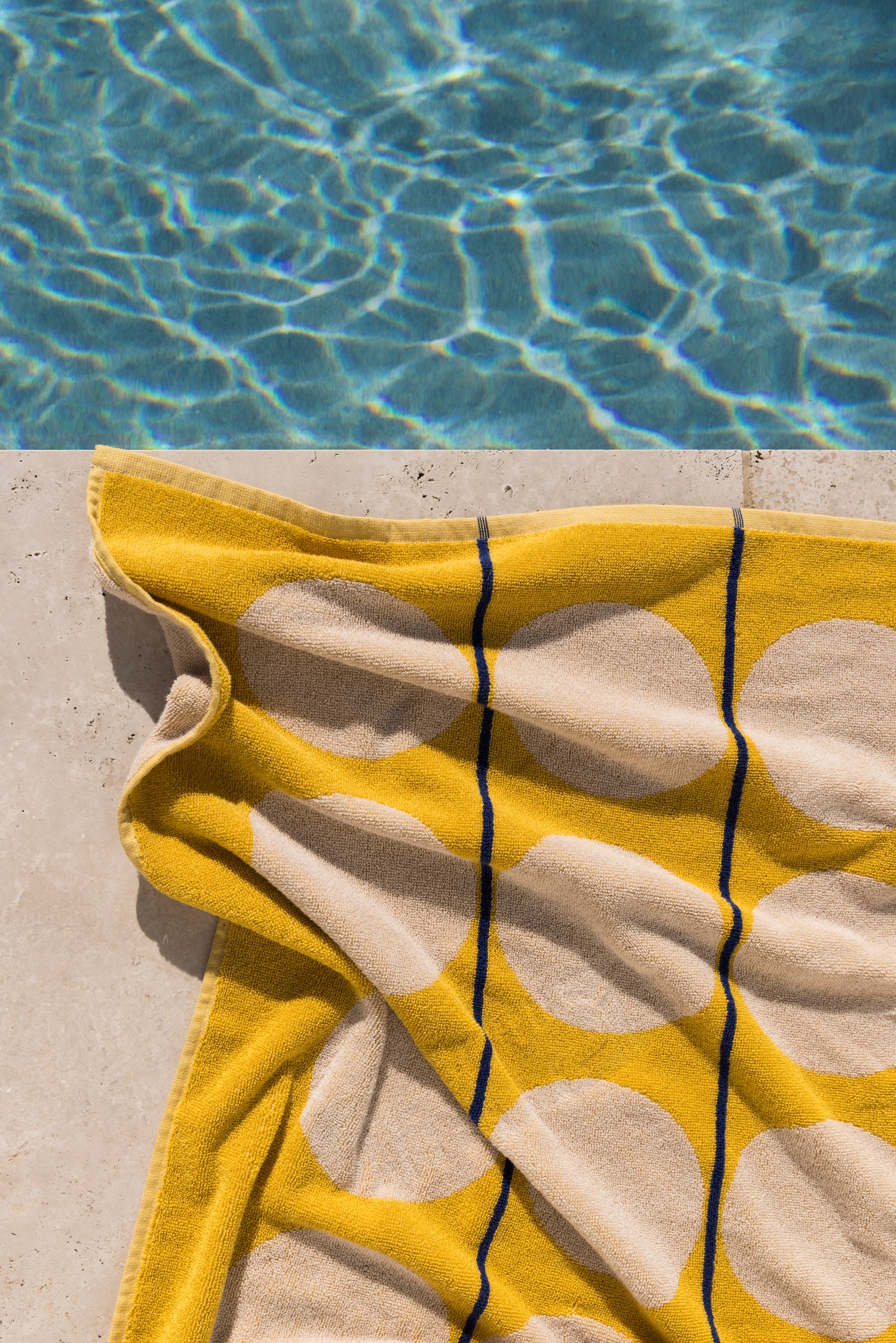 Abacus Beach Towel Daffodil/Cream / 100x180cm