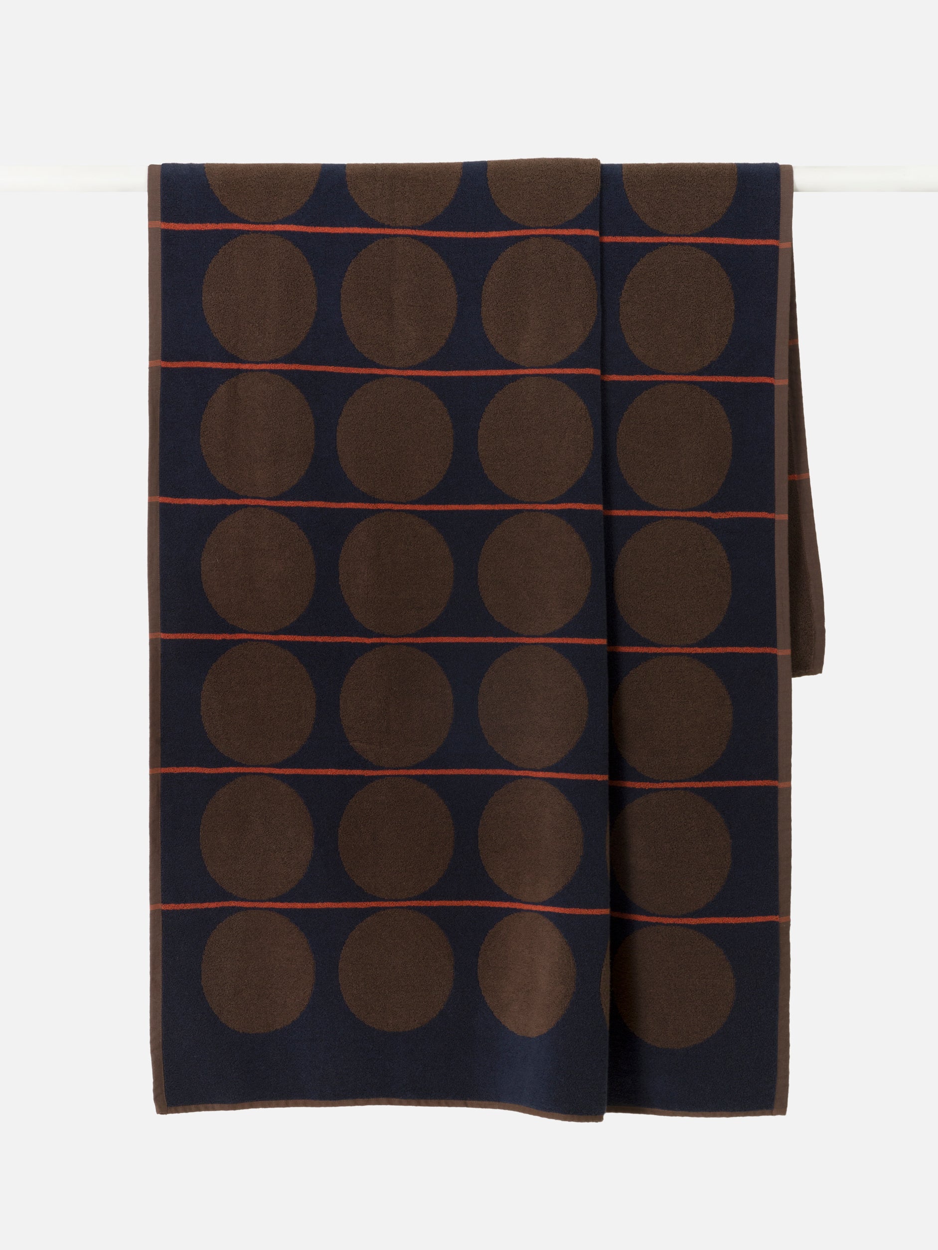 Abacus Beach Towel Rye/Tamarillo / 100x180cm