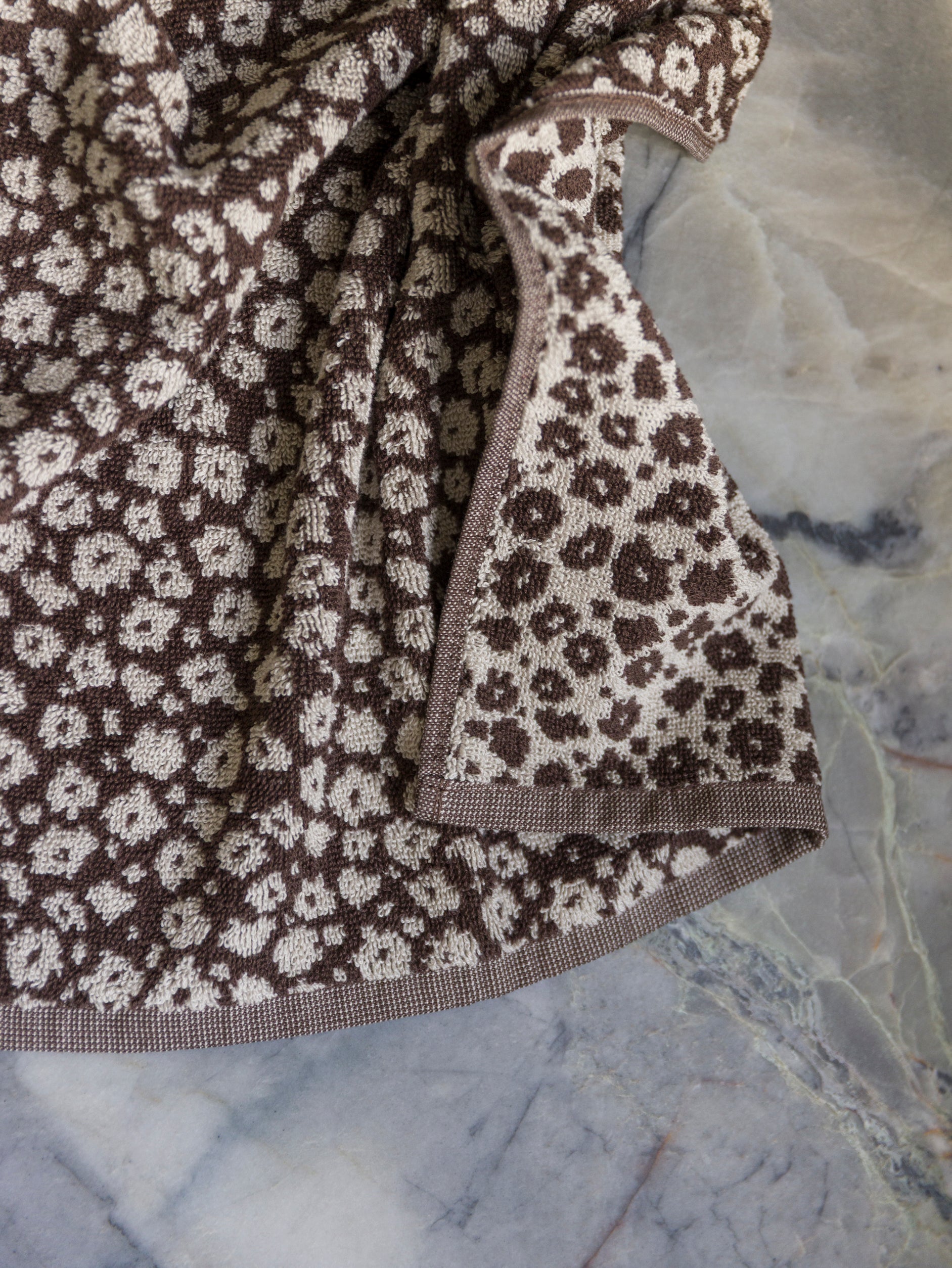 Forget Me Not Cotton Bath Towel Range Rye/Oat / Bath Mat