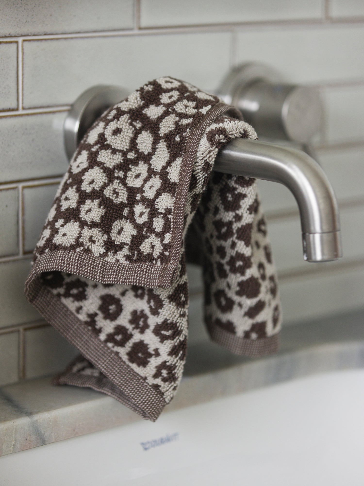 Forget Me Not Cotton Bath Towel Range Rye/Oat / Face Cloth