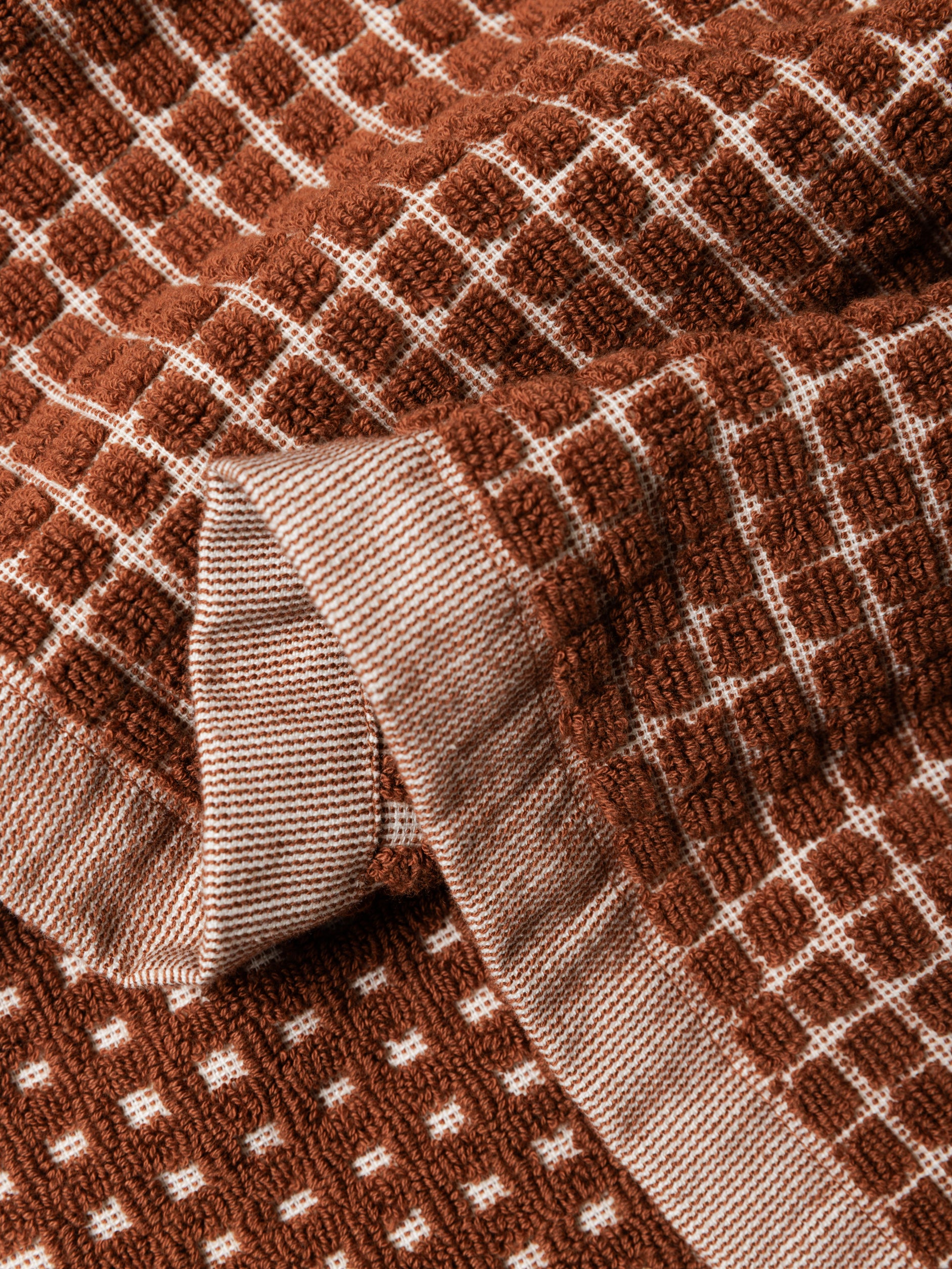 Nero Cotton Towel Range Paprika/Cream / Bath Mat