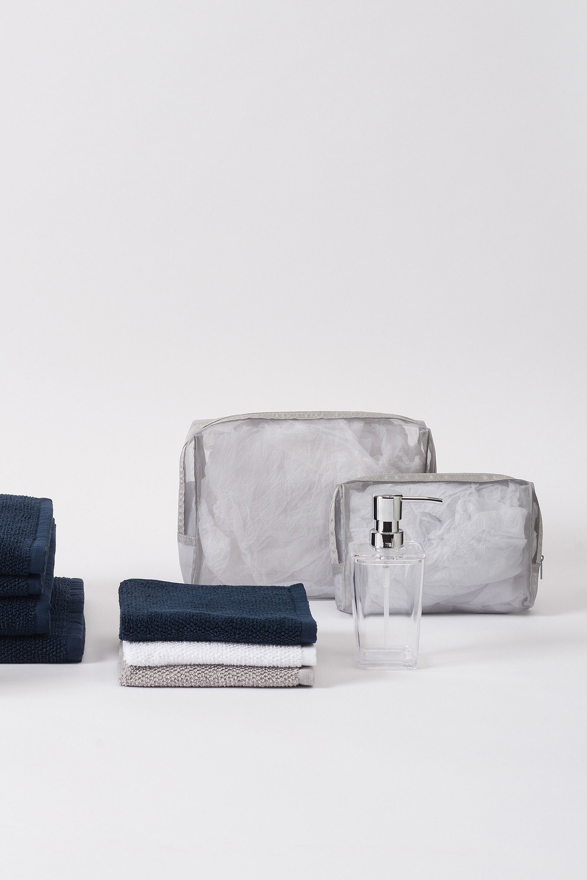 Classic Cotton Face Cloth Navy / Face Cloth