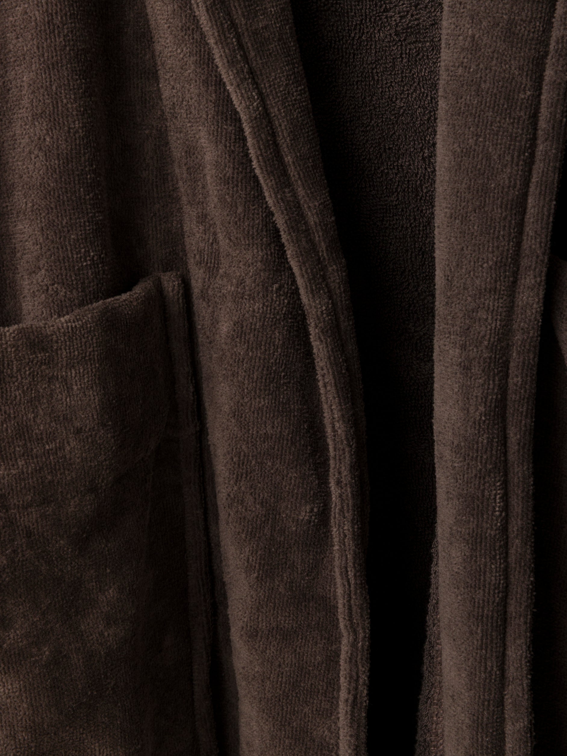 Velour Cotton Robe Cocoa / Extra Large