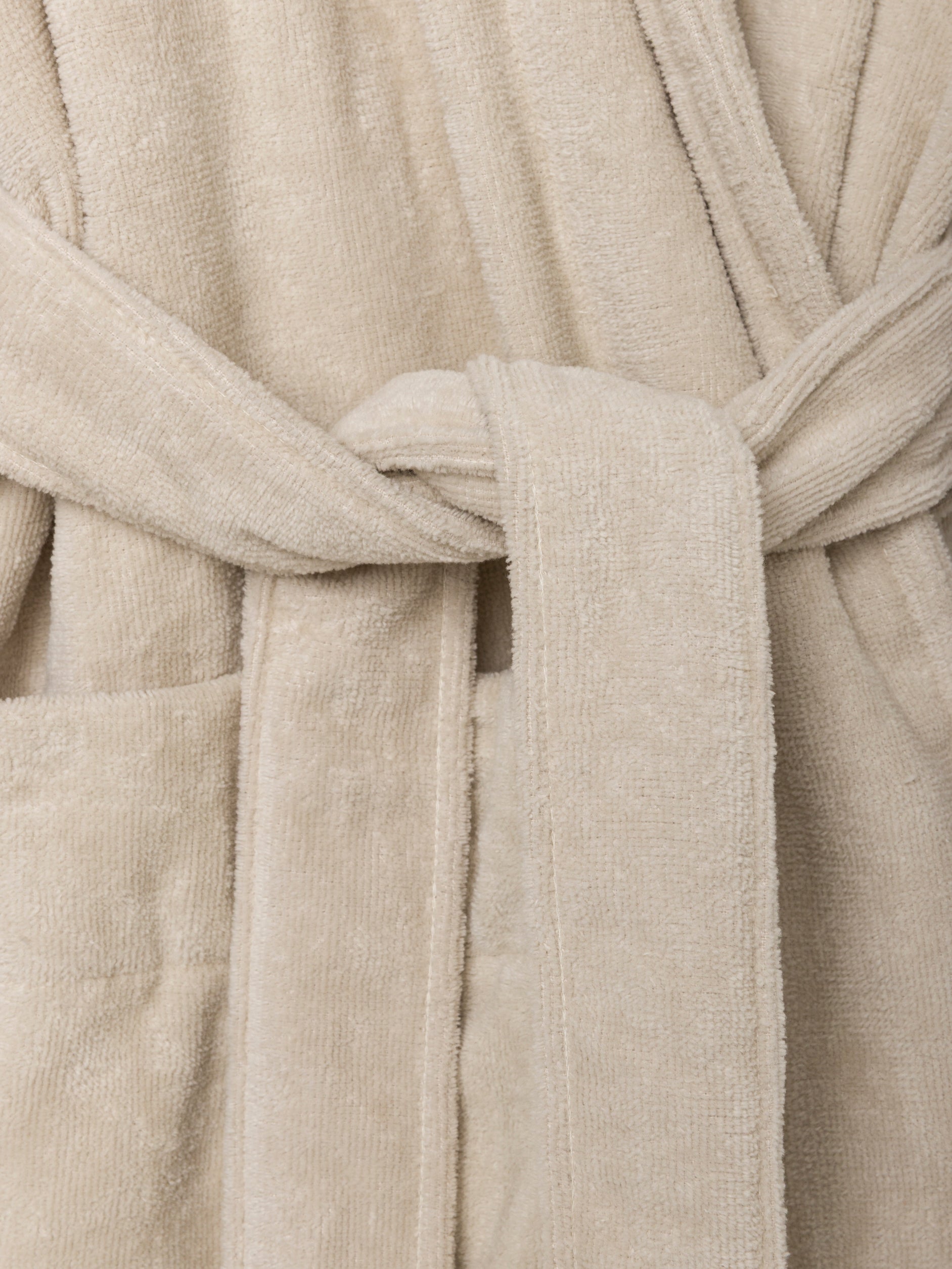 Velour Cotton Robe Oat / Extra Large