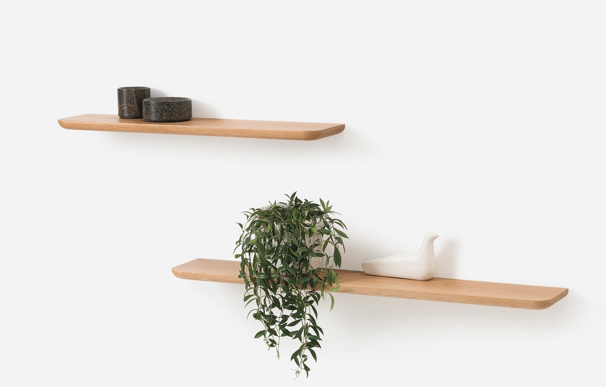 Radial Floating Shelf Natural Oak / X-Large