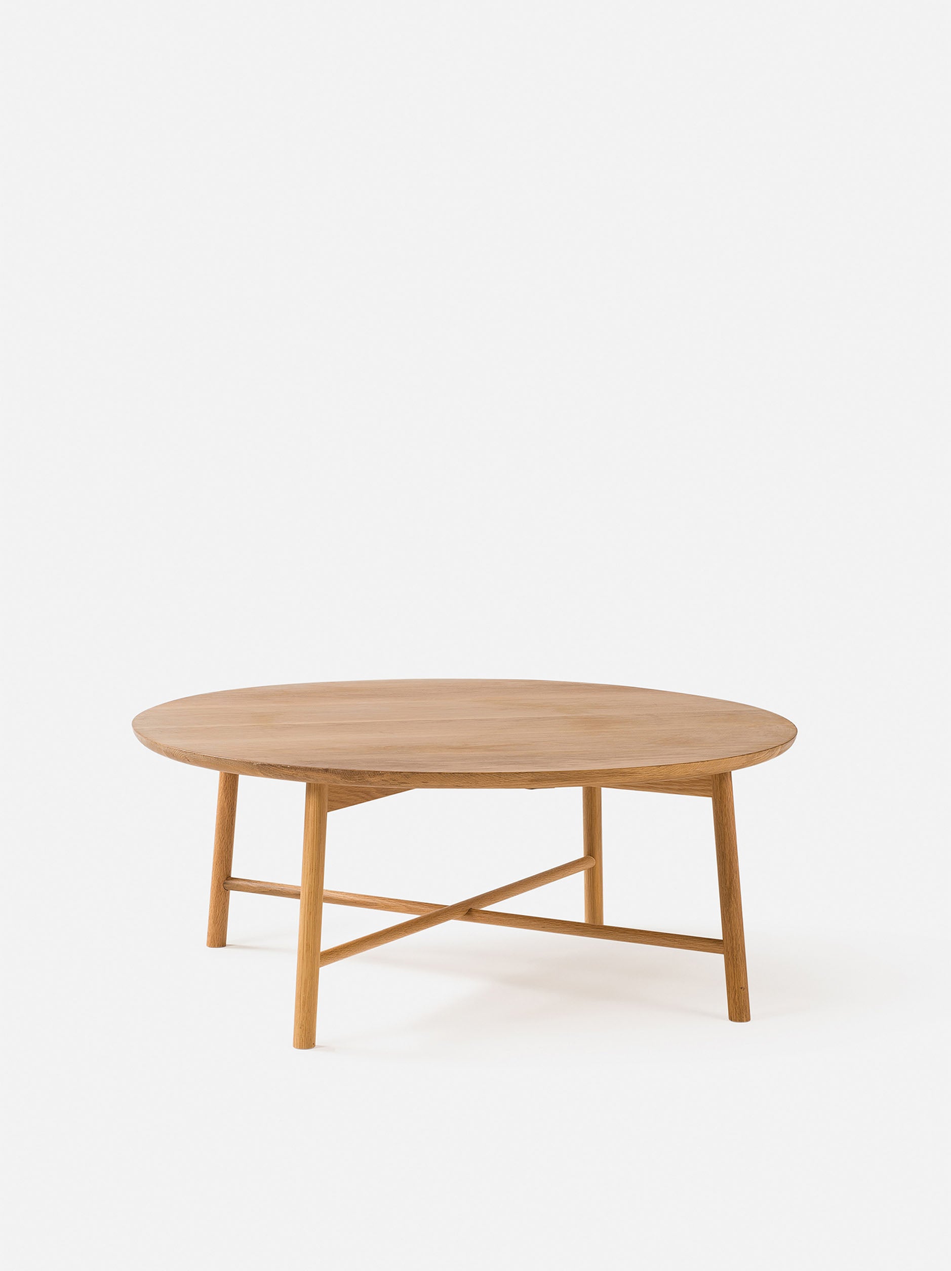 Radial Round Coffee Table Oak / One Size