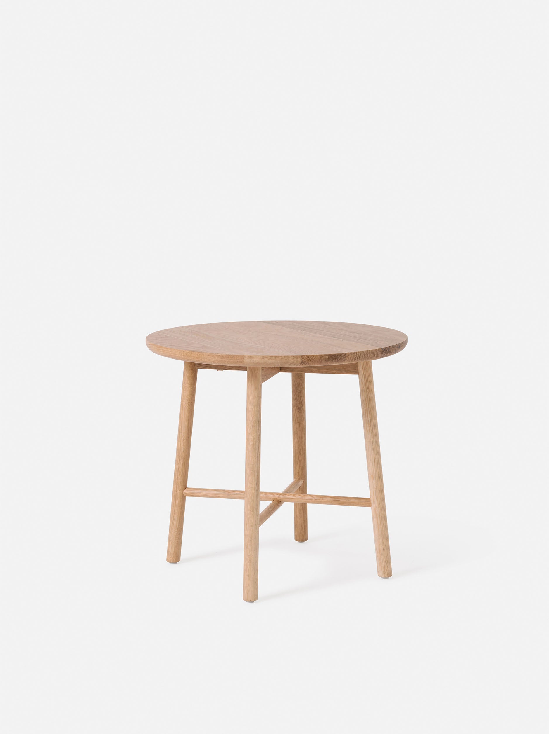 Radial Round Side Table Oak / One Size