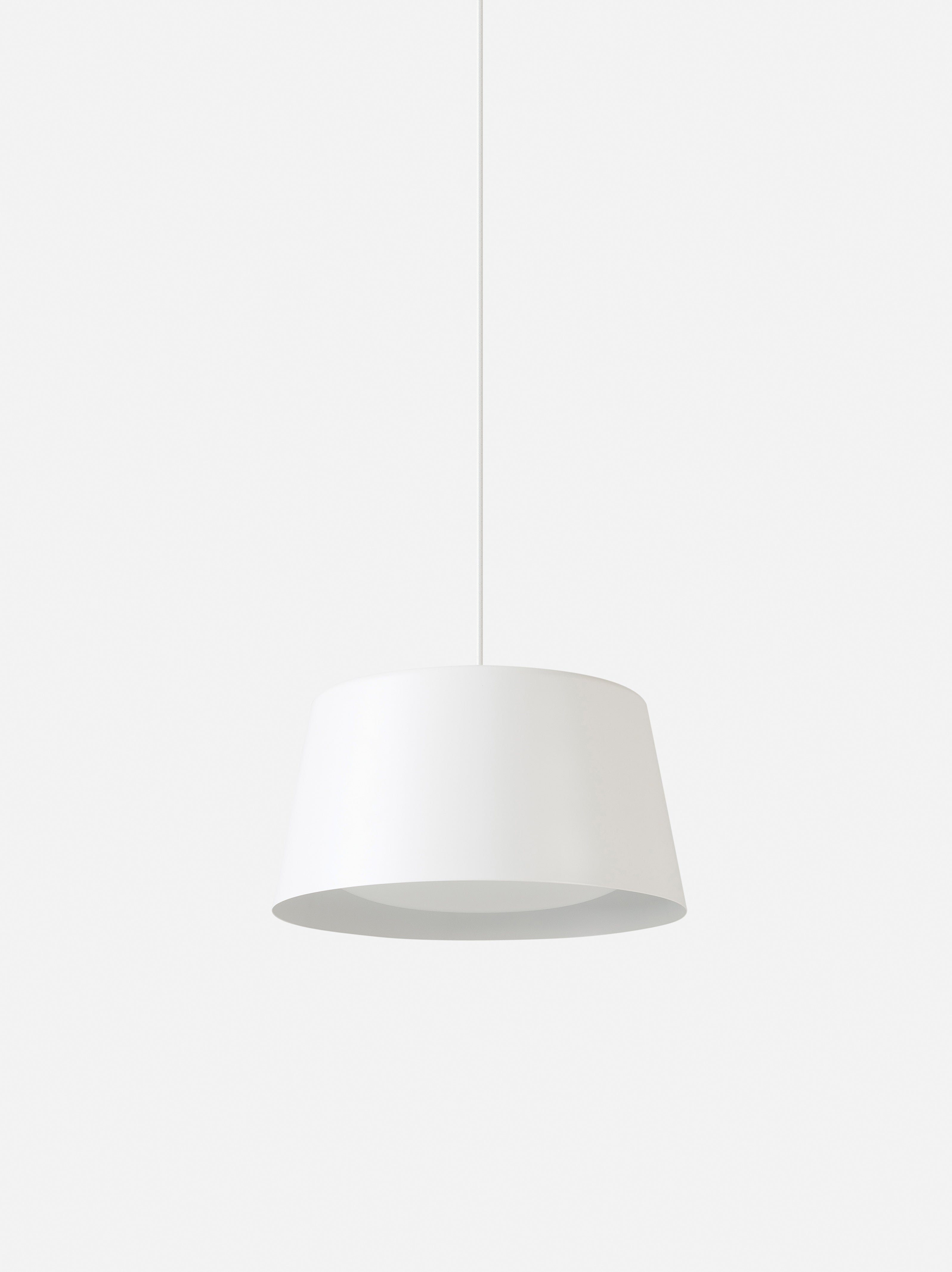 Ellipse Pendant Tall White / Large