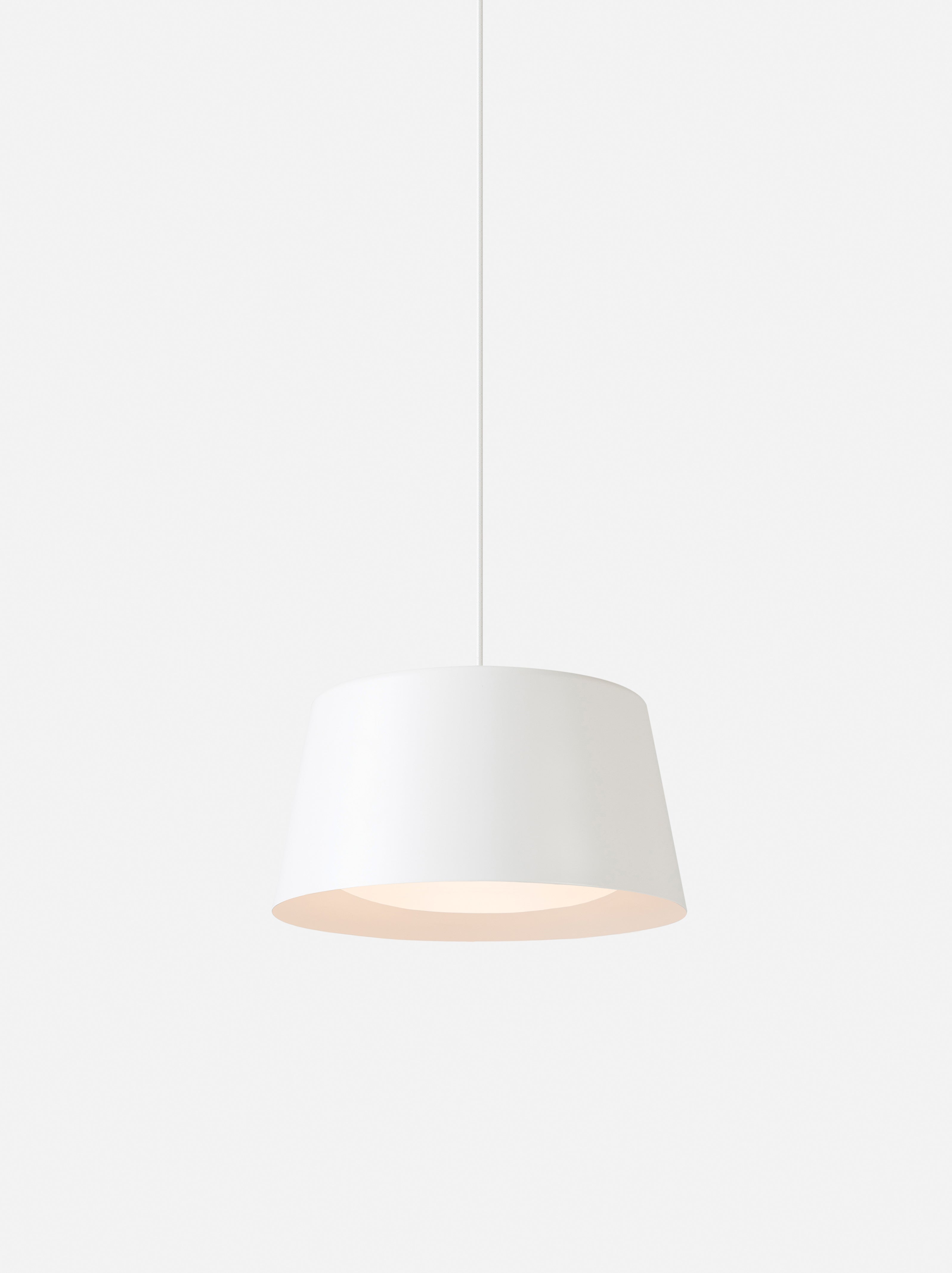 Ellipse Pendant Tall White / Large