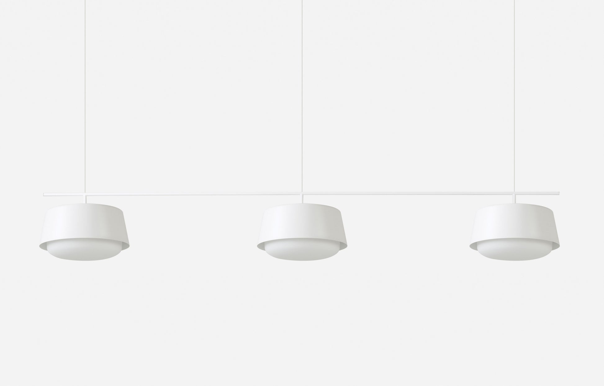 Ellipse Pendant Connection Bar White / Large
