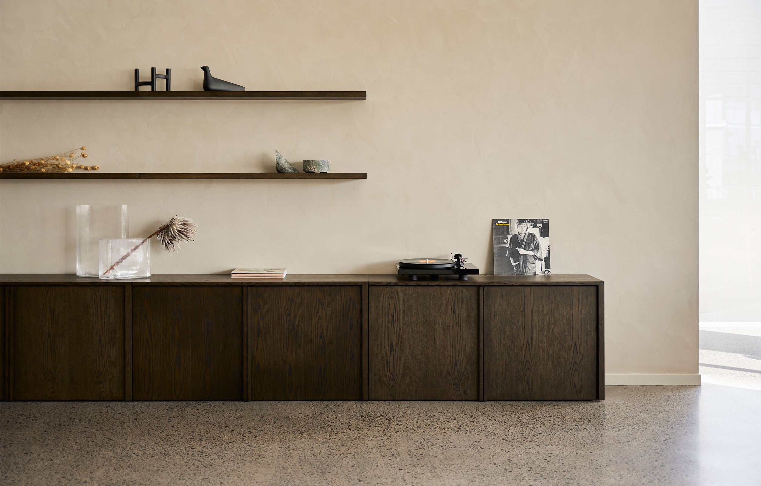 Craft Shelf Modular Extension Smoked Oak / Shelf Extension