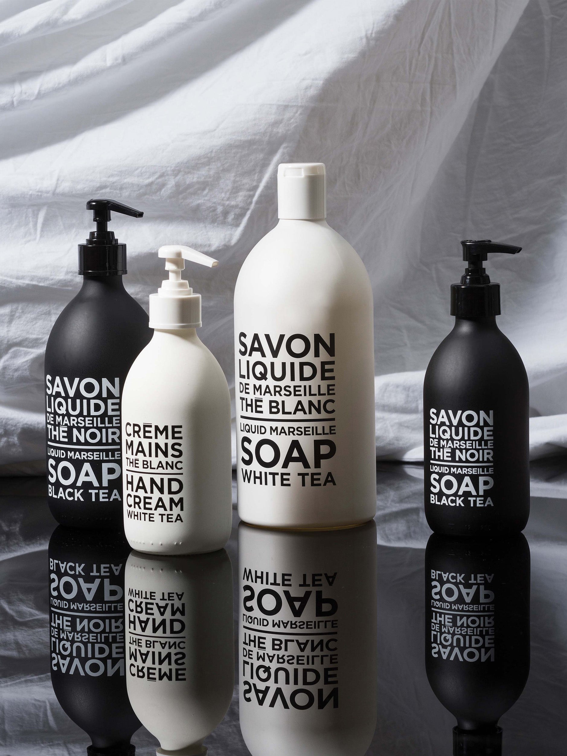 Black & White Liquid Marseille Soap Black Tea / 500ml
